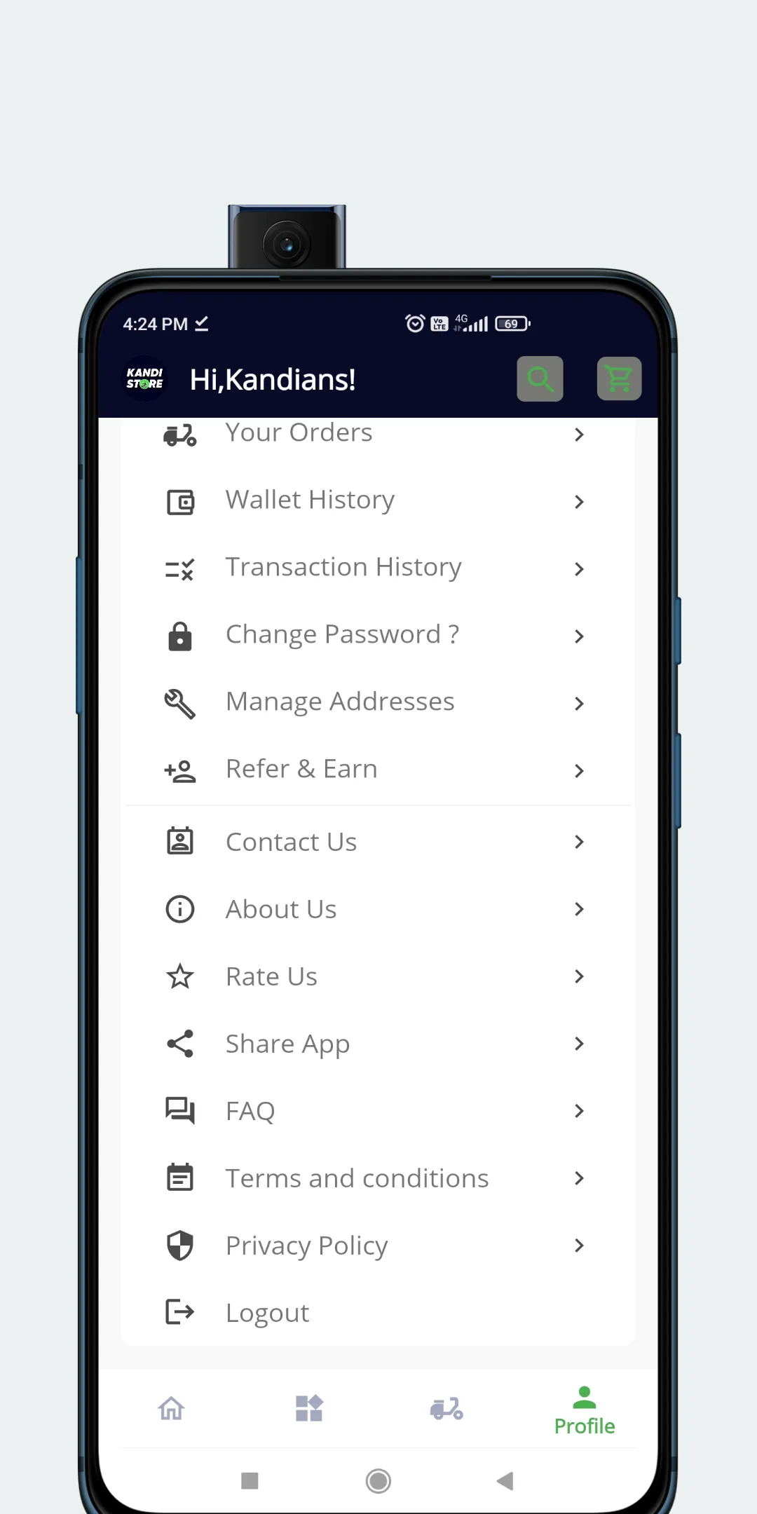 Kandi Store | Indus Appstore | Screenshot