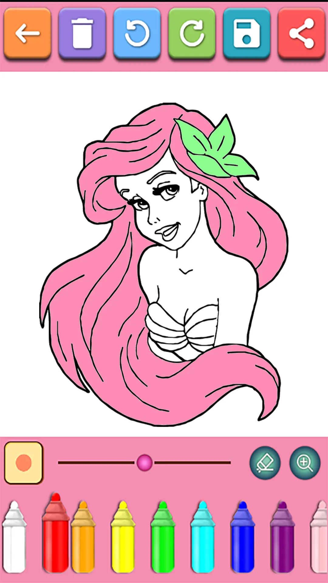 Cute Princess Coloring Pages | Indus Appstore | Screenshot