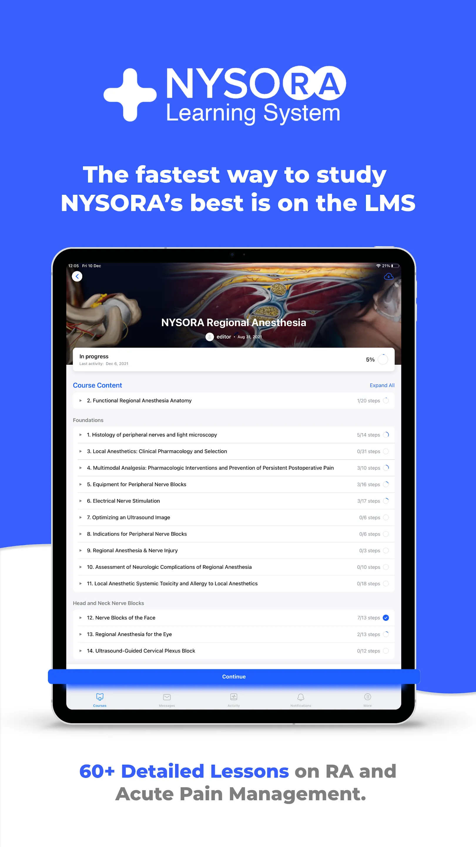 NYSORA LMS | Indus Appstore | Screenshot