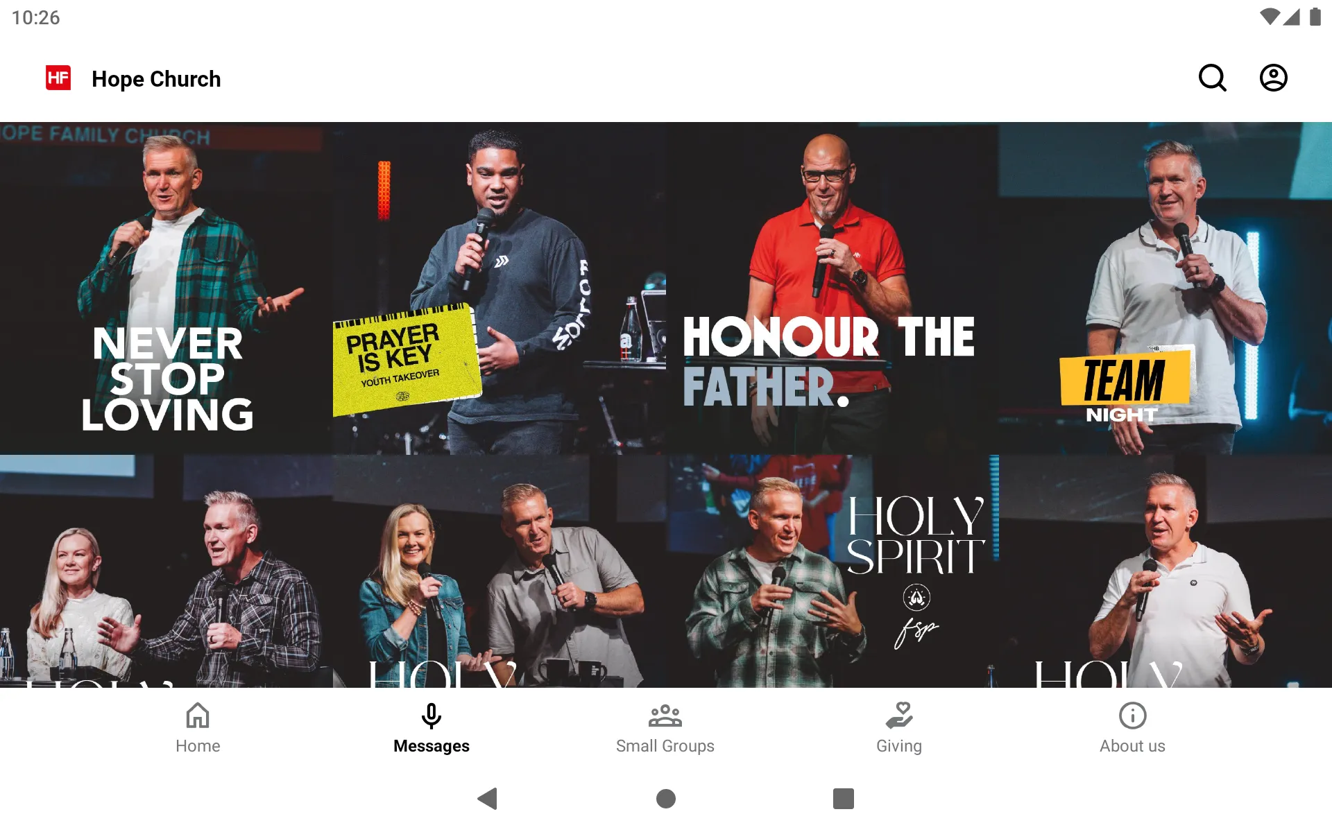 Hope Family Church | Indus Appstore | Screenshot