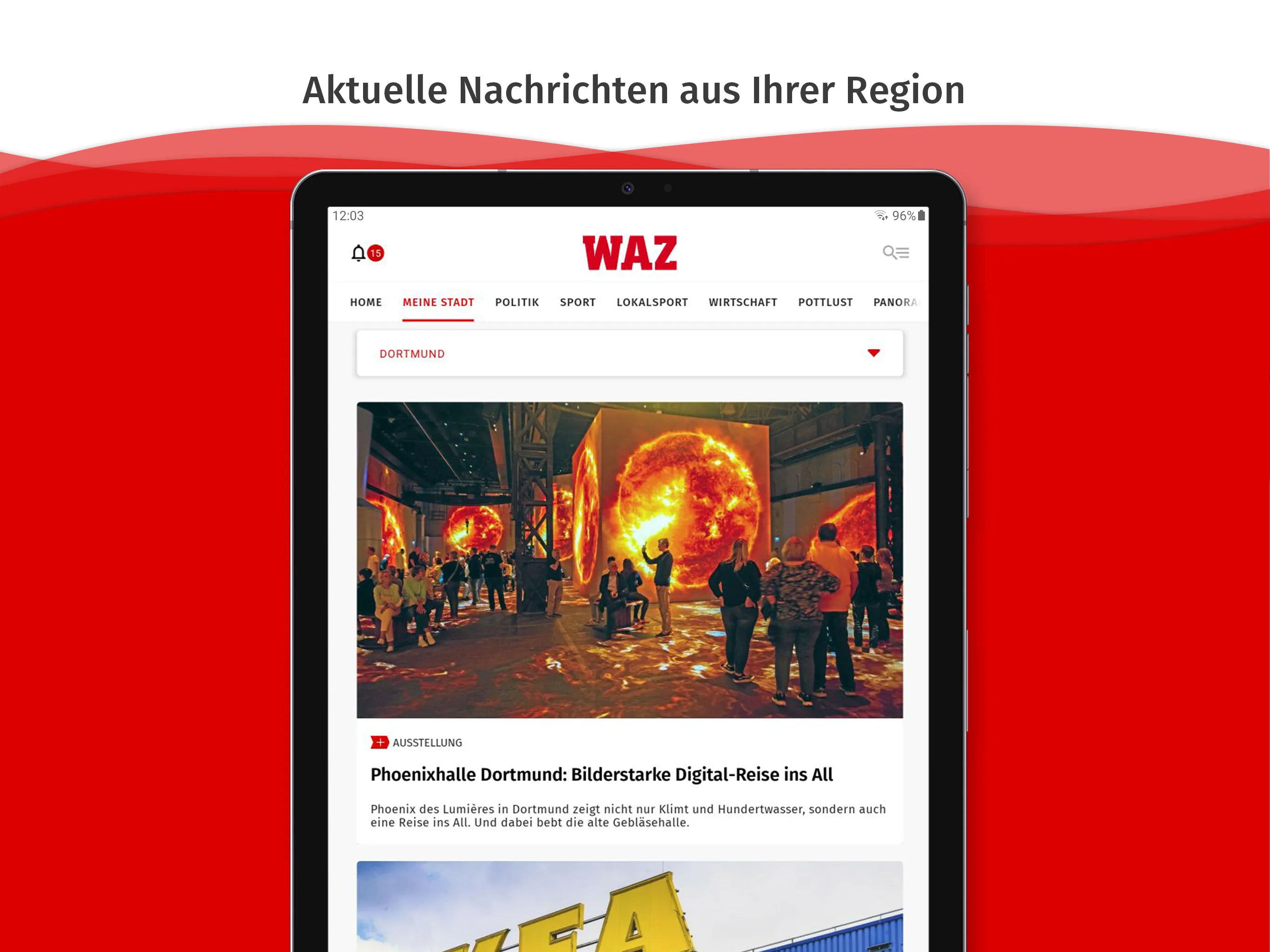 WAZ News | Indus Appstore | Screenshot