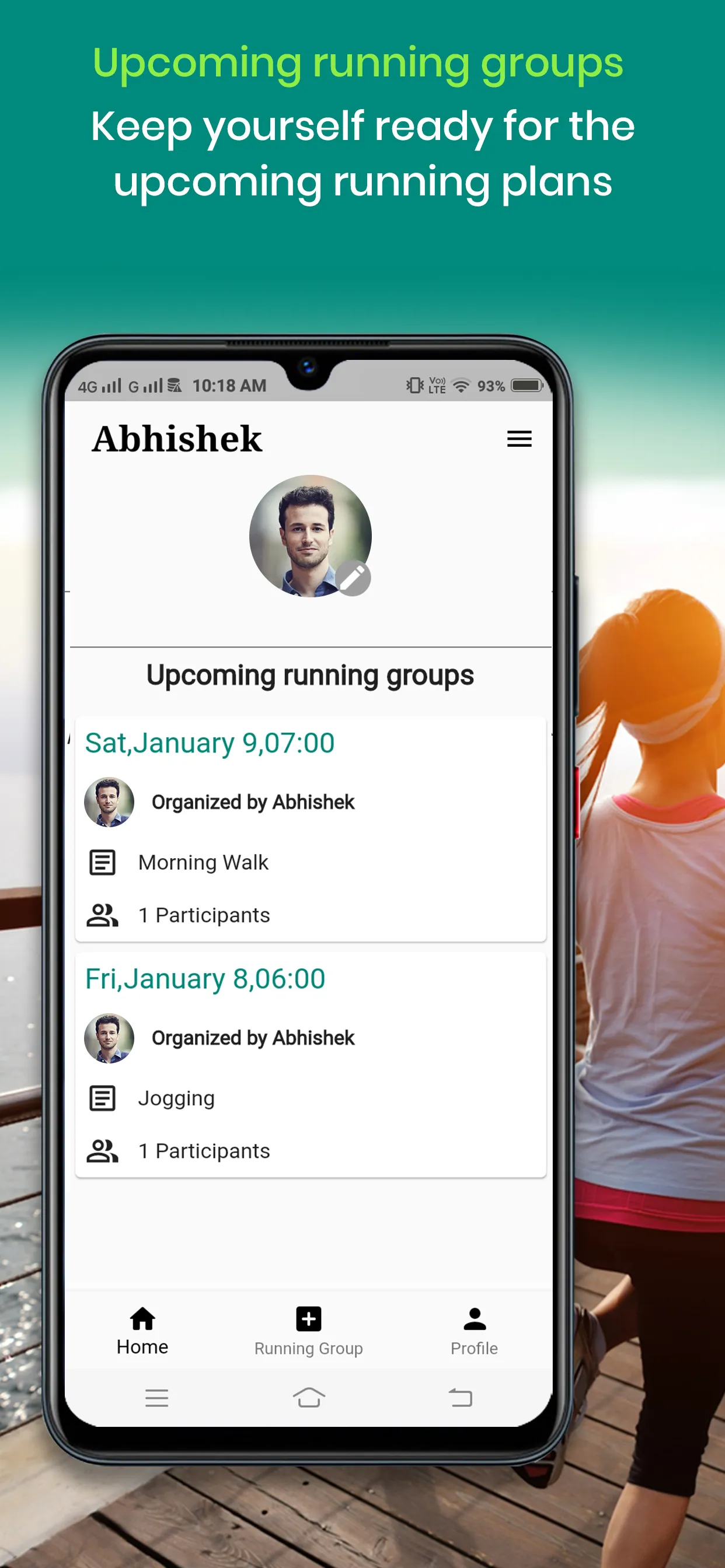 WeRun - Join a running group | Indus Appstore | Screenshot