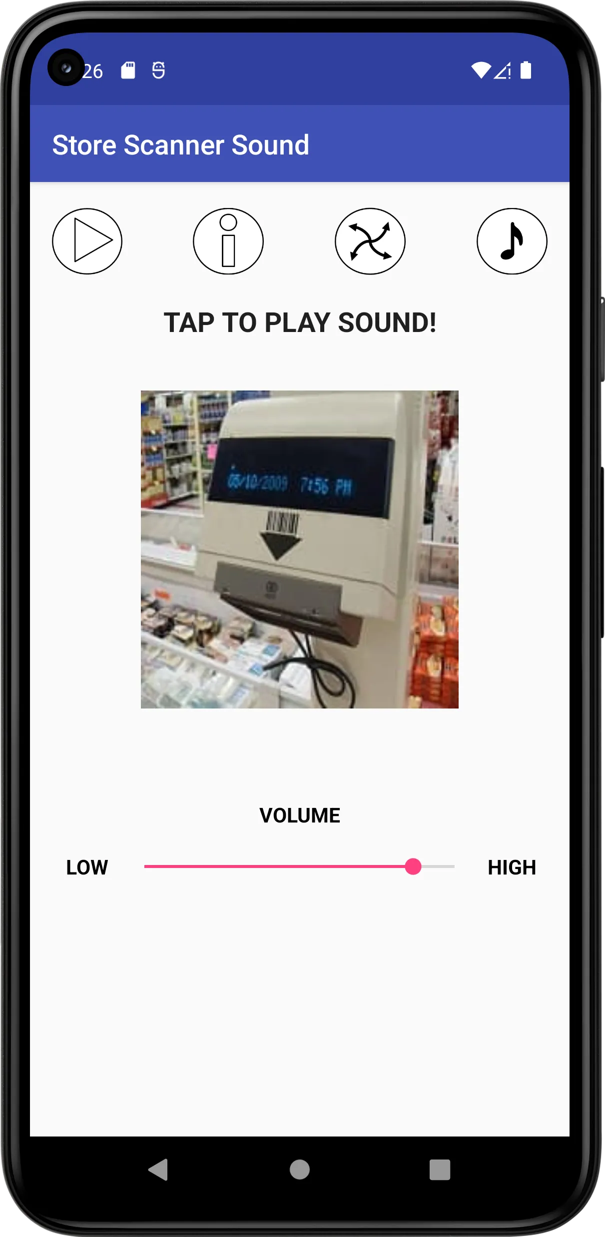 Store Scanner Sound | Indus Appstore | Screenshot