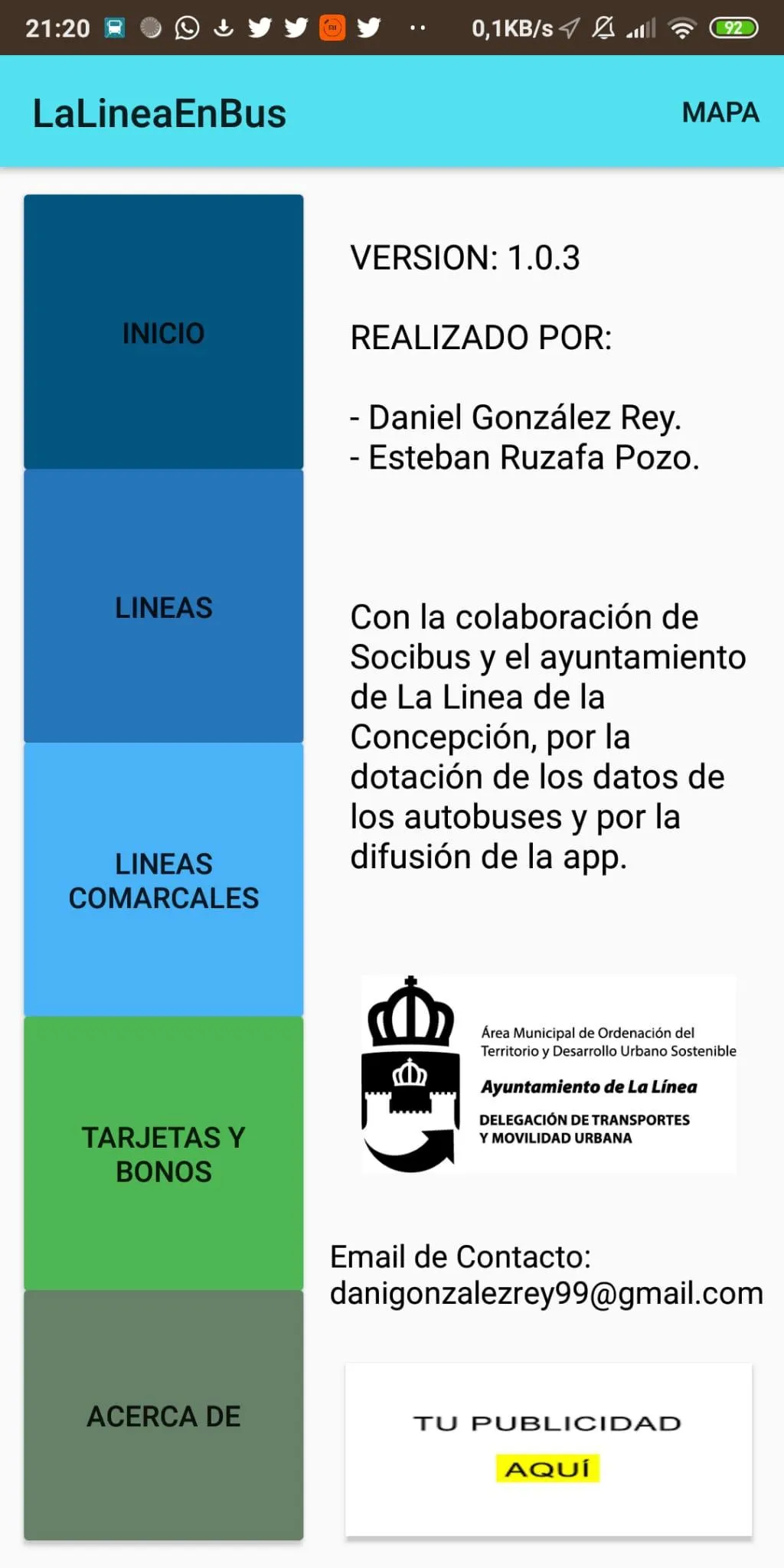 La Linea en Bus | Indus Appstore | Screenshot