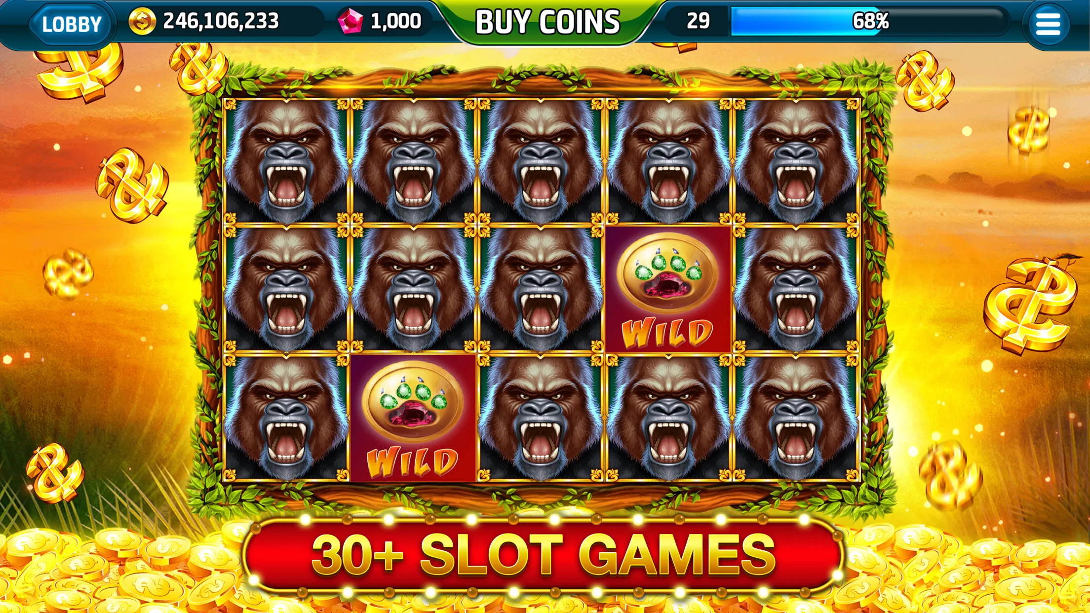 Ape Slots: Vegas Casino Deluxe | Indus Appstore | Screenshot