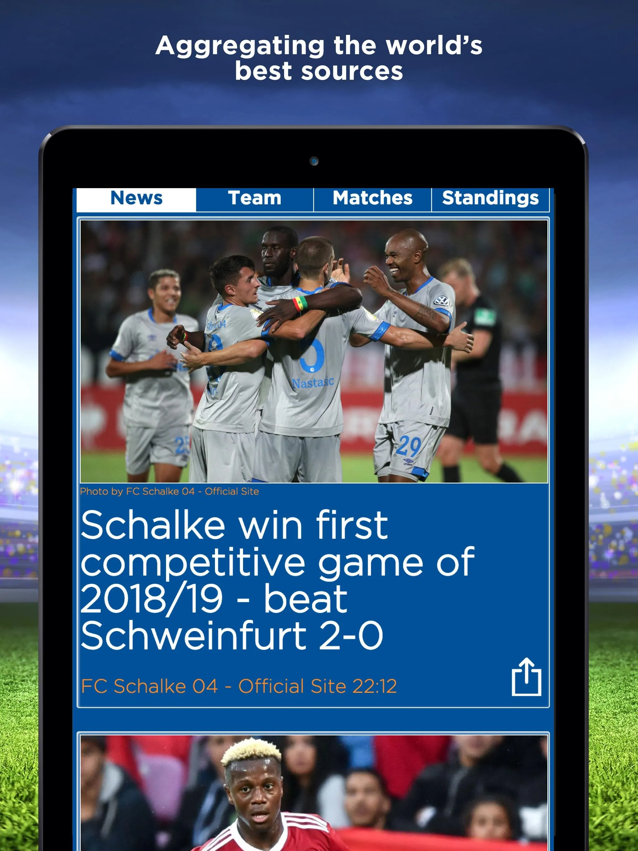 Soccer News for Die Knappen &  | Indus Appstore | Screenshot