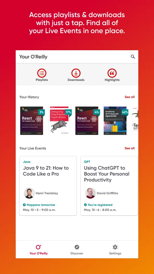 O'Reilly | Indus Appstore | Screenshot