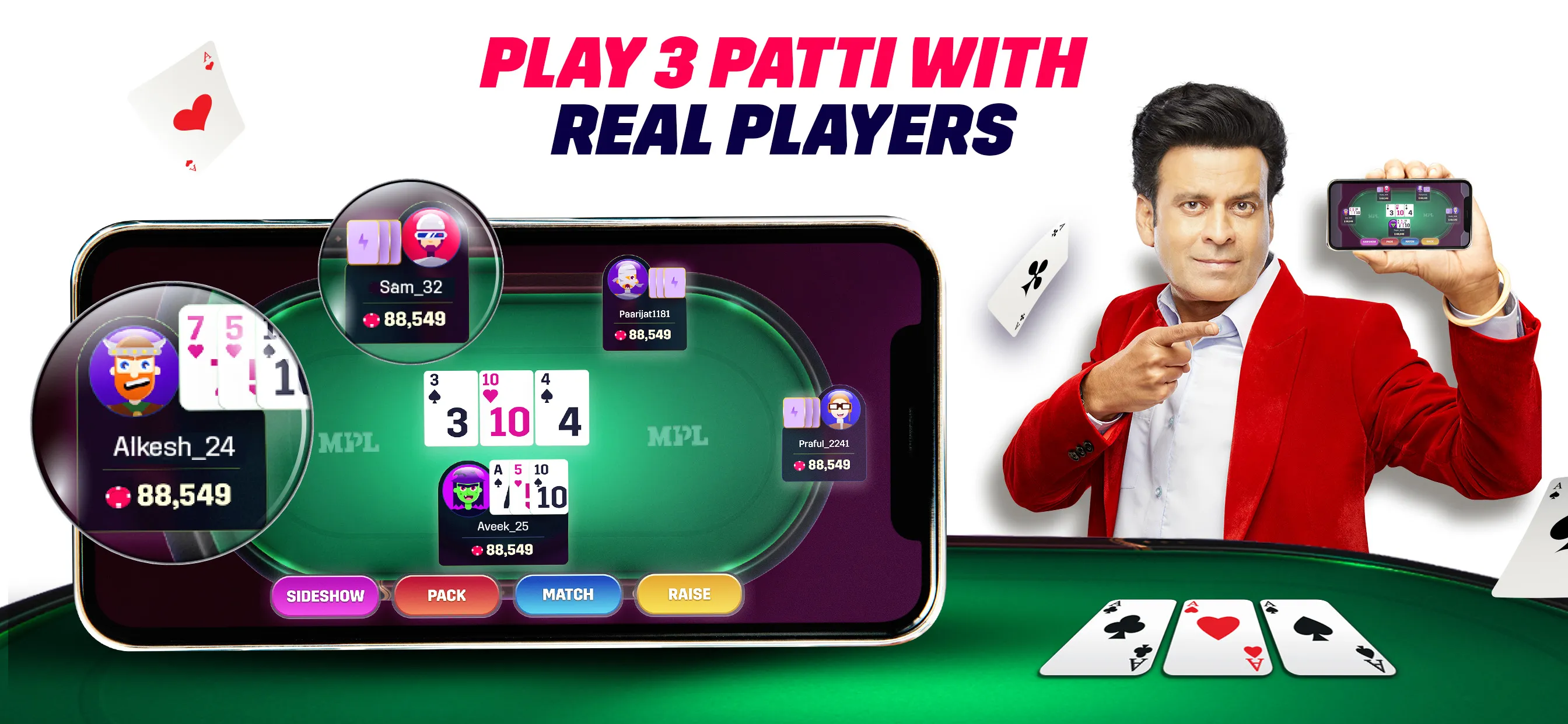 Teen Patti 3 Patti Card by MPL | Indus Appstore | Screenshot