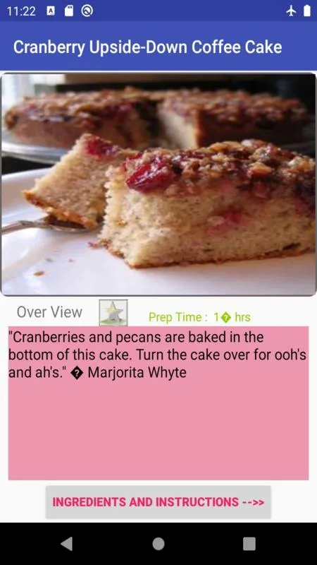 cook coffee cake | Indus Appstore | Screenshot