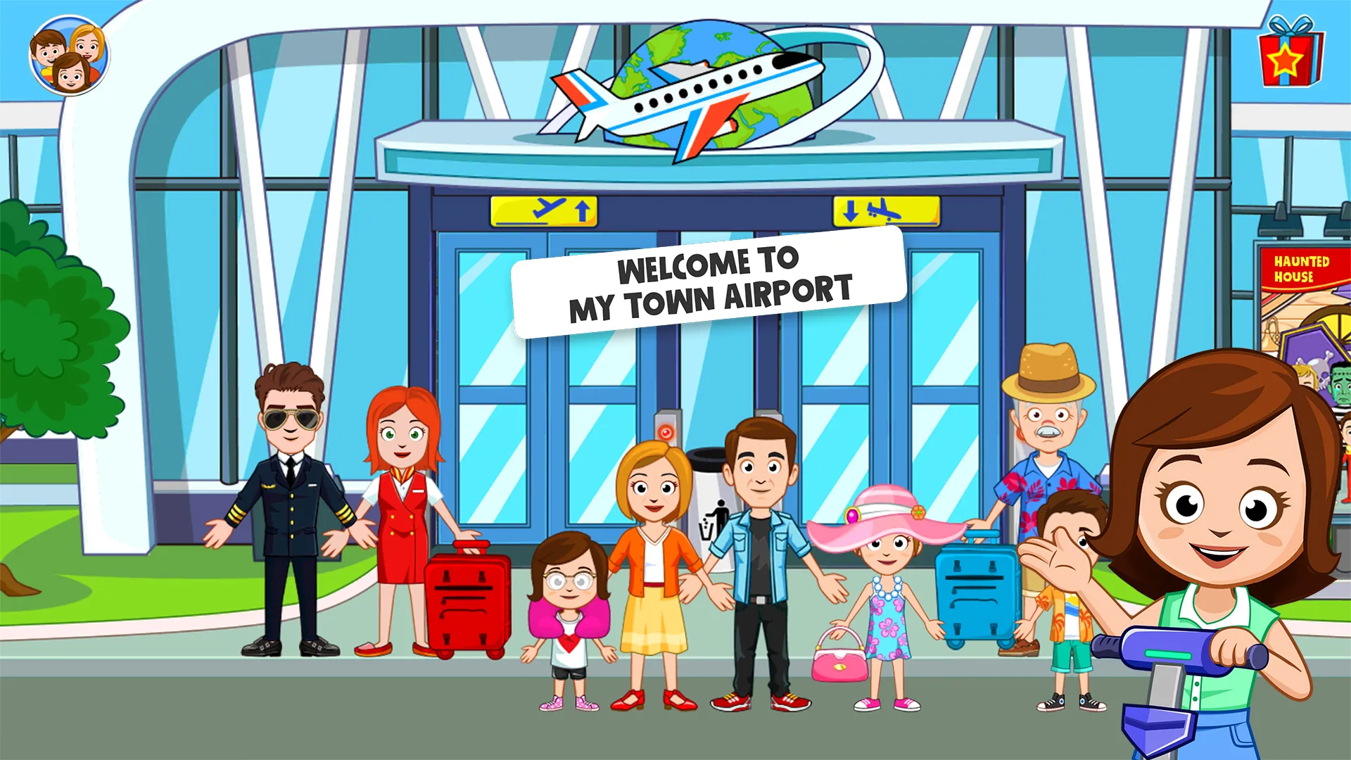My Town Airport games for kids | Indus Appstore | Screenshot