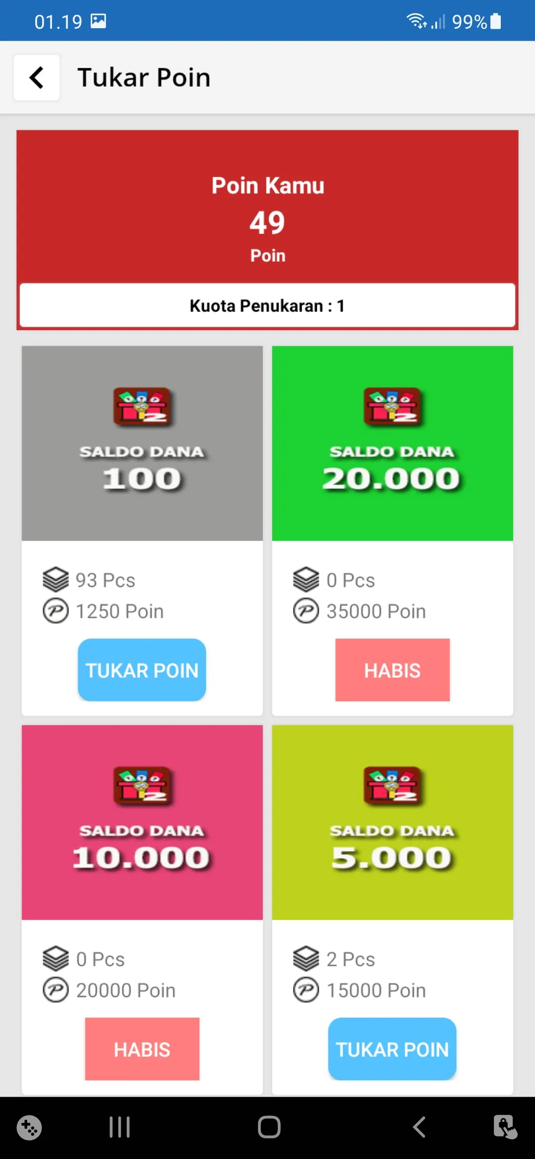 Kuis Berhadiah 2 | Indus Appstore | Screenshot