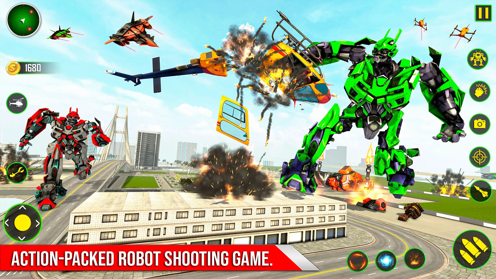 Air Robot Game - Flying Robot | Indus Appstore | Screenshot