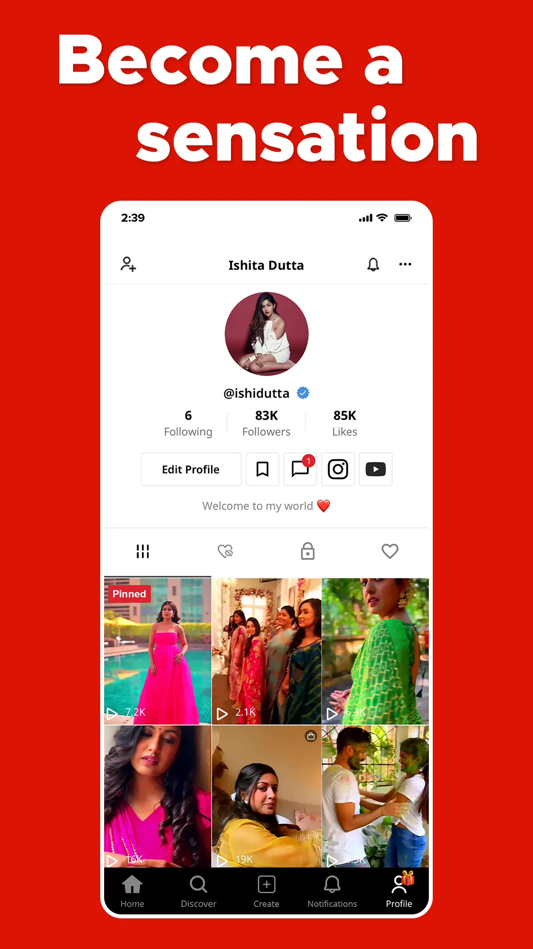 Hipi - Short Videos | Rewards | Indus Appstore | Screenshot