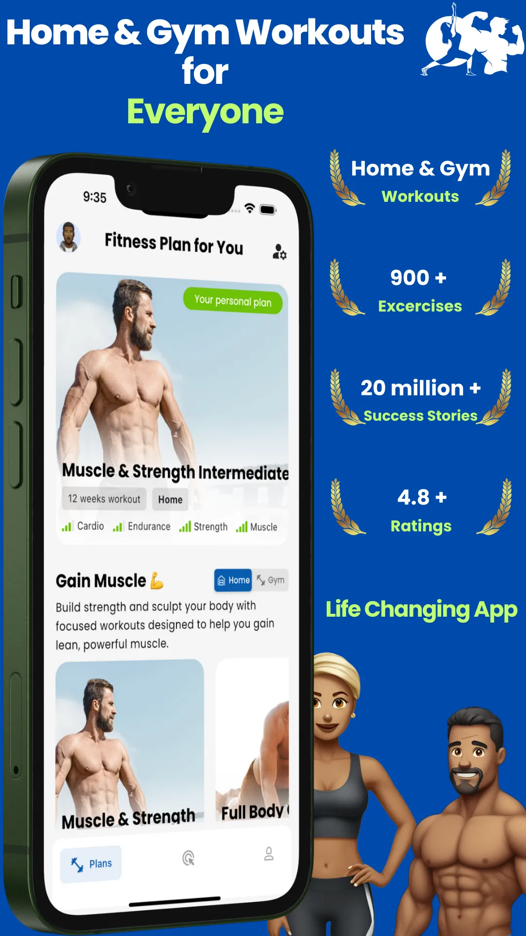 Fitly: Home & Gym Fitness Plan | Indus Appstore | Screenshot