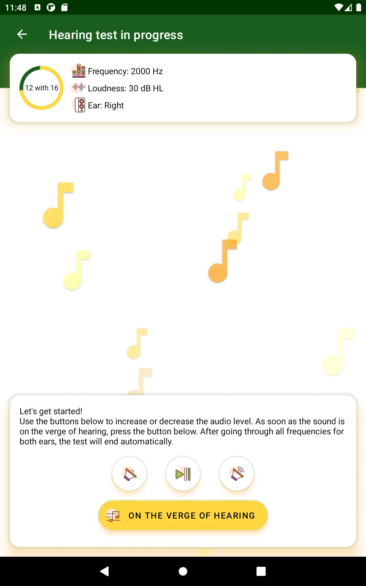 Audiogram - hearing test | Indus Appstore | Screenshot