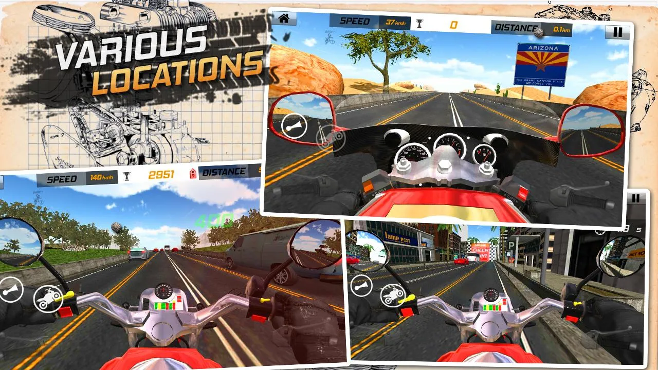 Traffic Rider: Highway Race | Indus Appstore | Screenshot