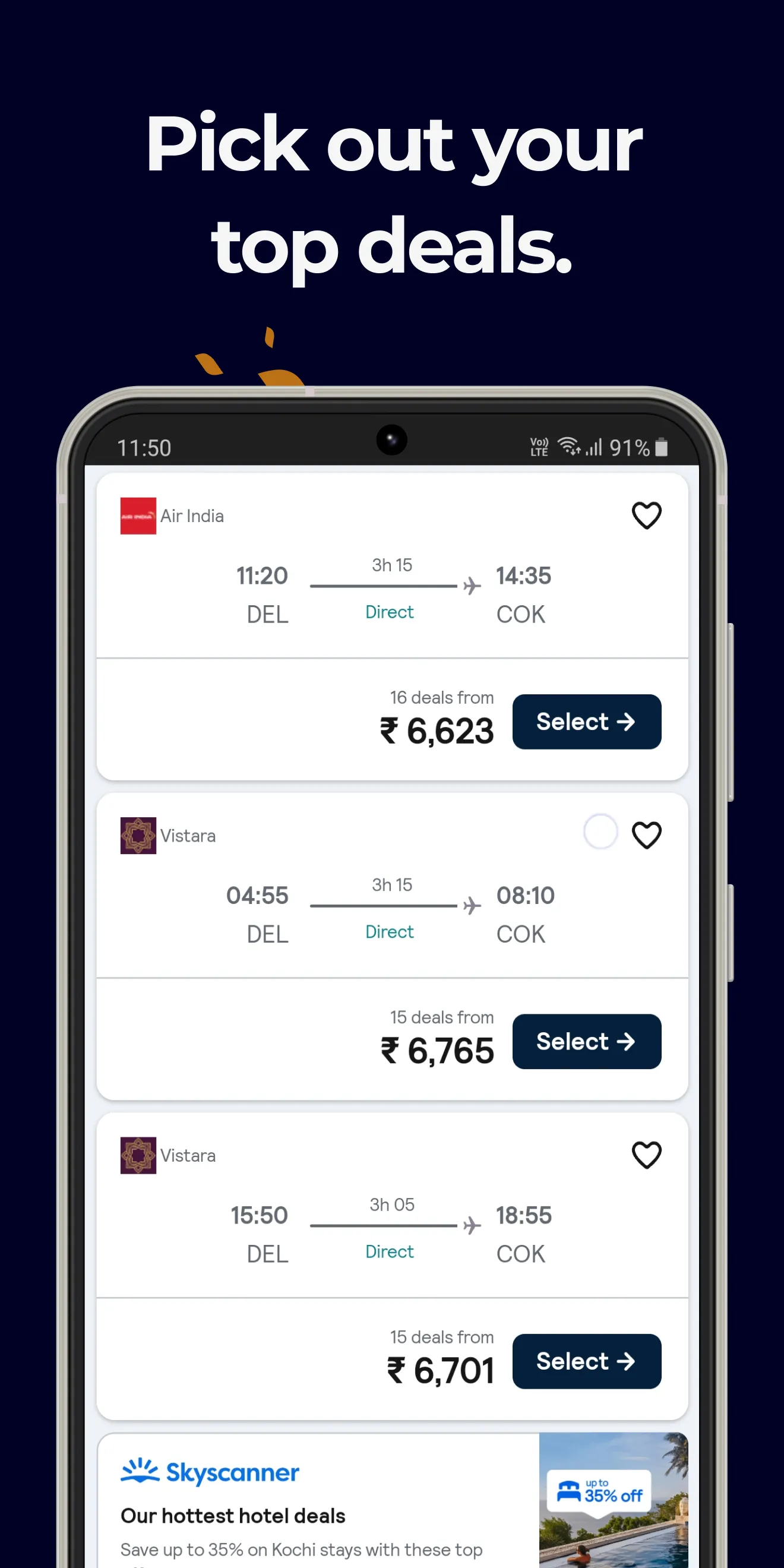 Last Minute Flights Tickets | Indus Appstore | Screenshot