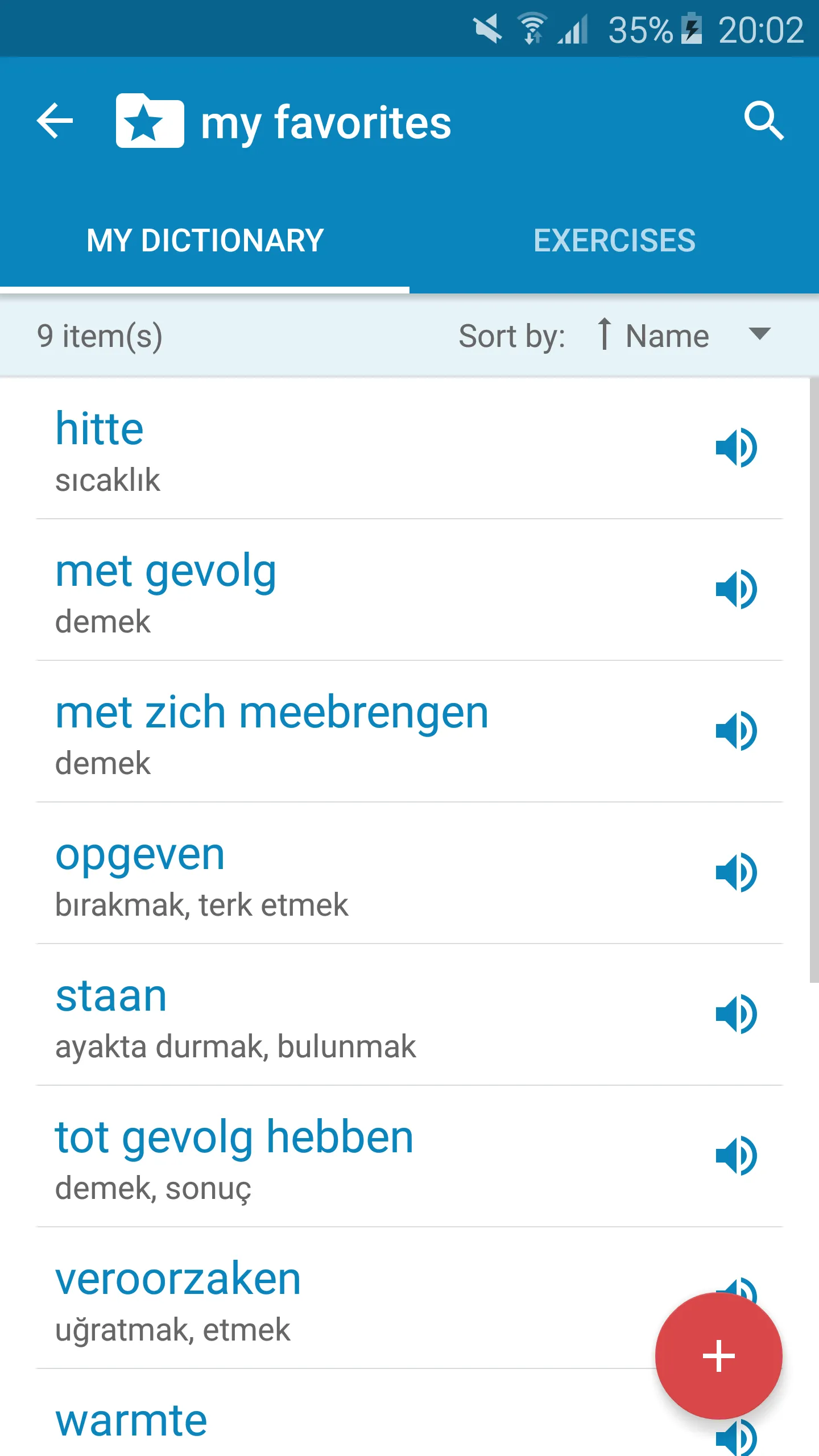 Dutch-Turkish Dictionary | Indus Appstore | Screenshot