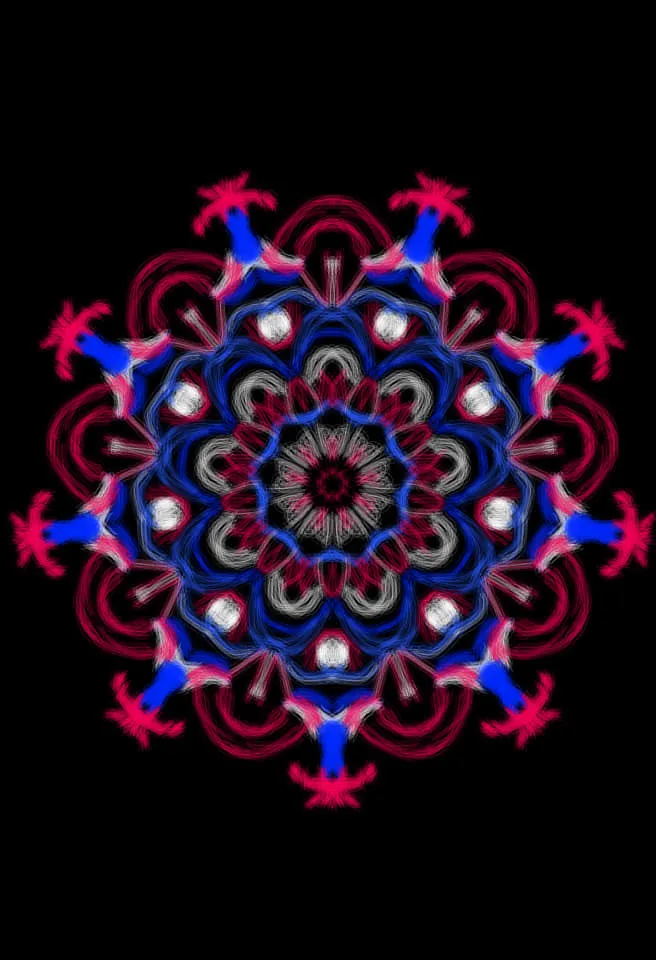 Glow Magic Doodle kaleidoscope | Indus Appstore | Screenshot