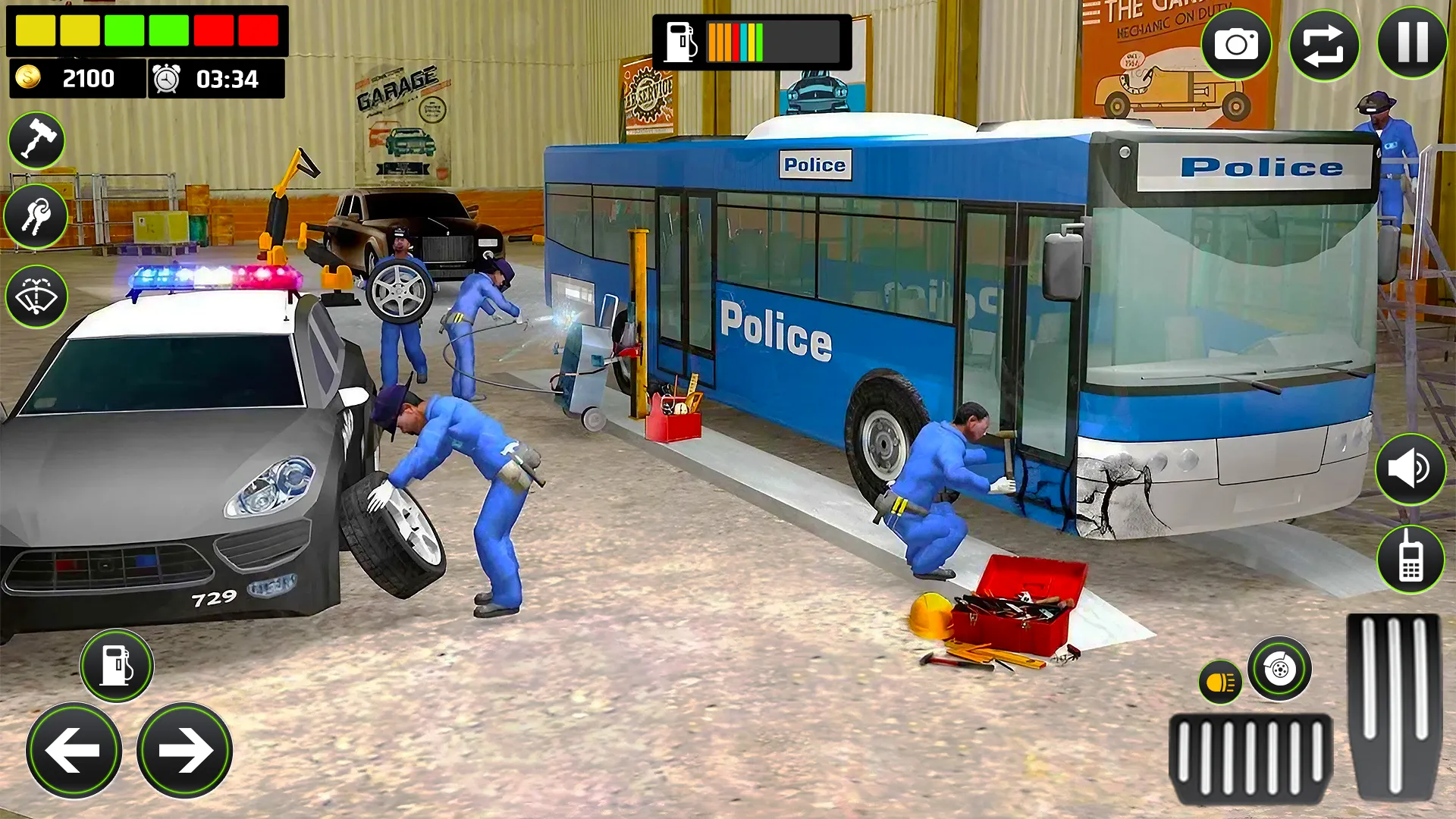 Gas Station Police Car Parking | Indus Appstore | Screenshot