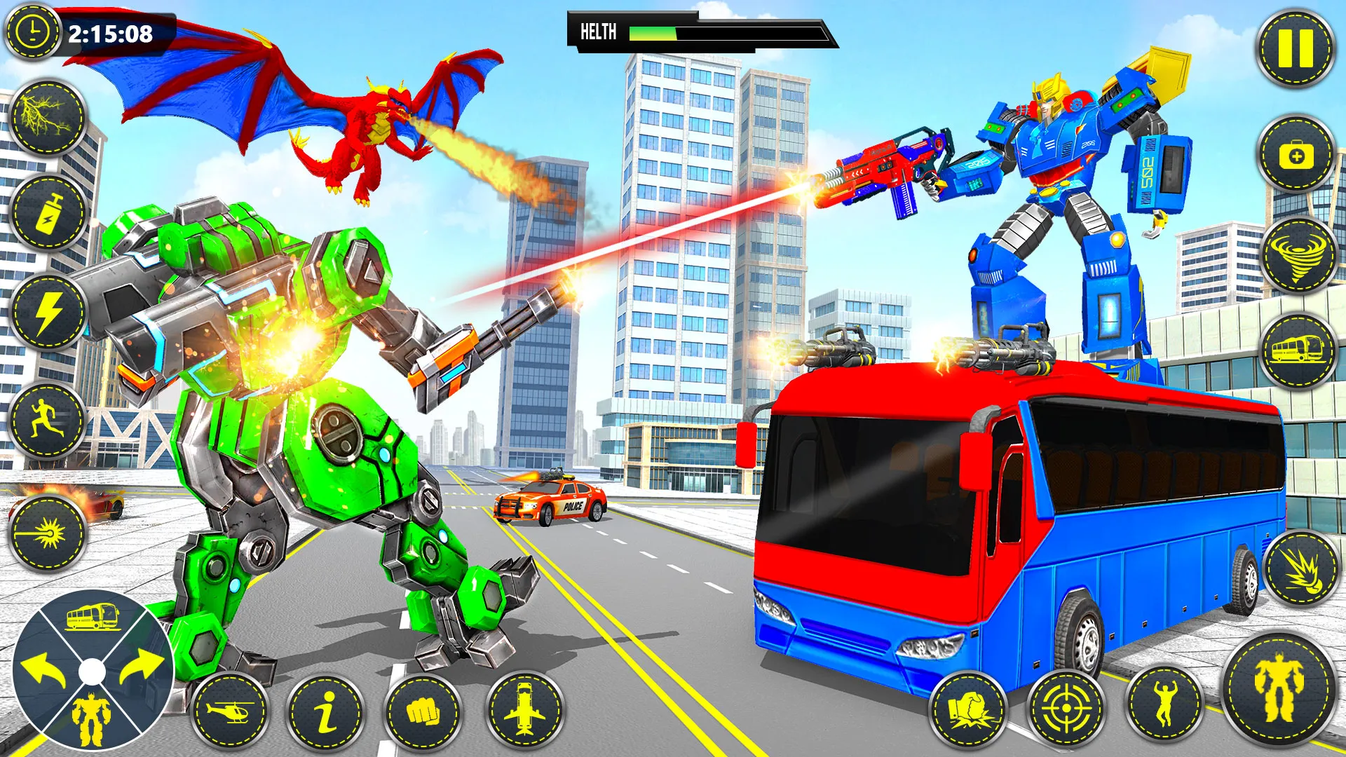 School Bus Robot Car Game | Indus Appstore | Screenshot