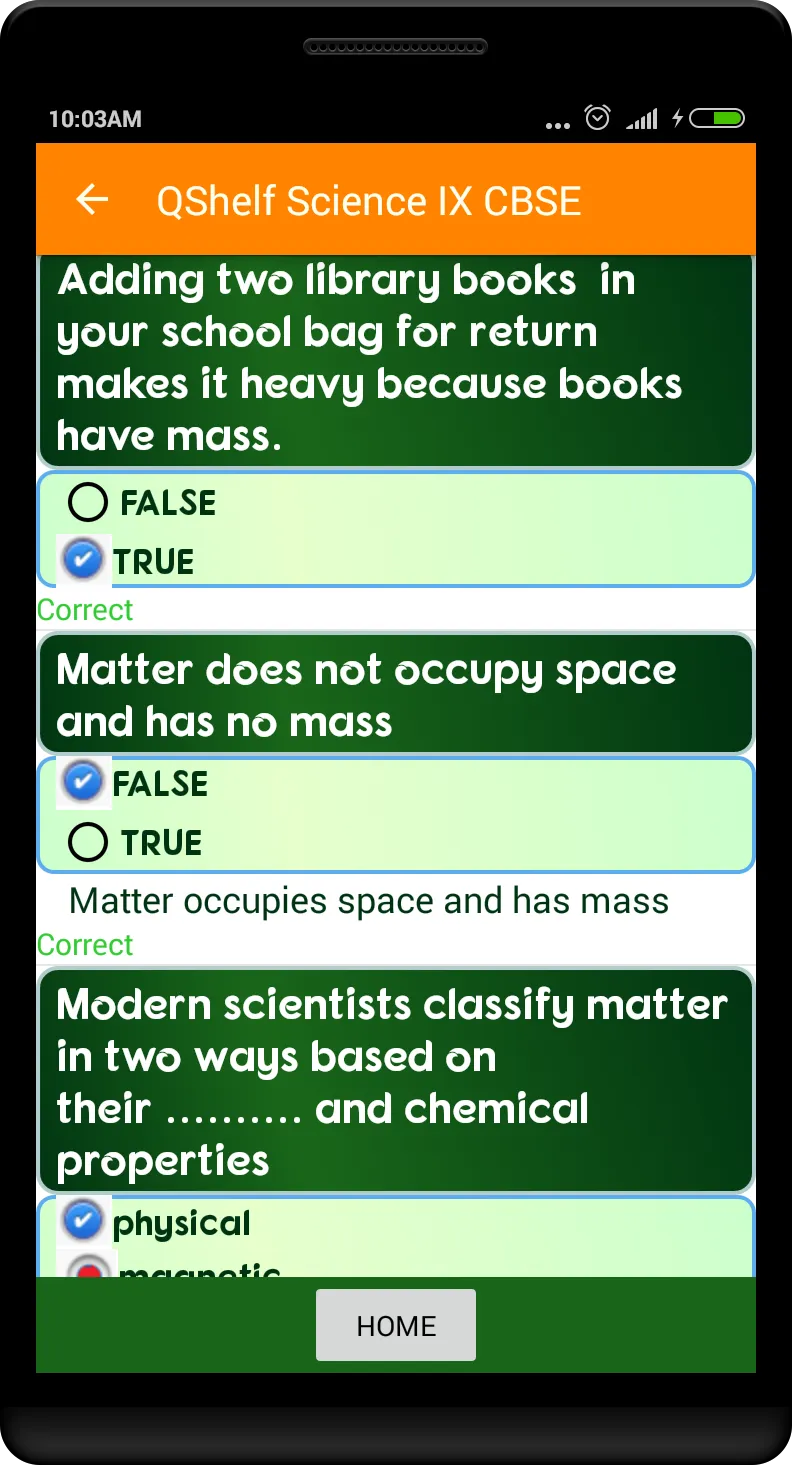 Science IX CBSE QShelf | Indus Appstore | Screenshot