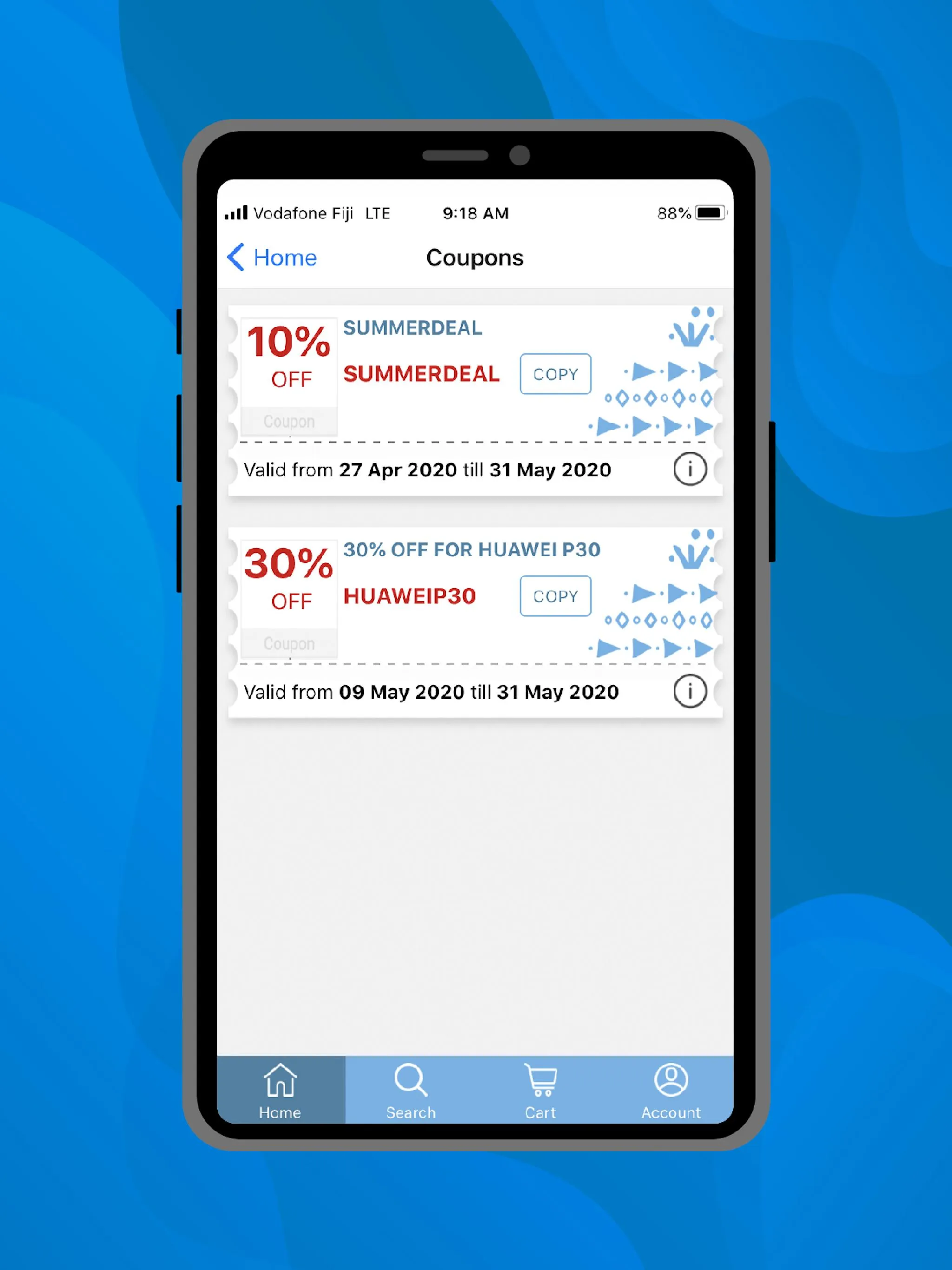 VitiKart - Vodafone Fiji's Onl | Indus Appstore | Screenshot