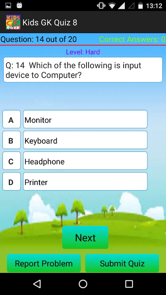 Kids GK Quiz | Indus Appstore | Screenshot