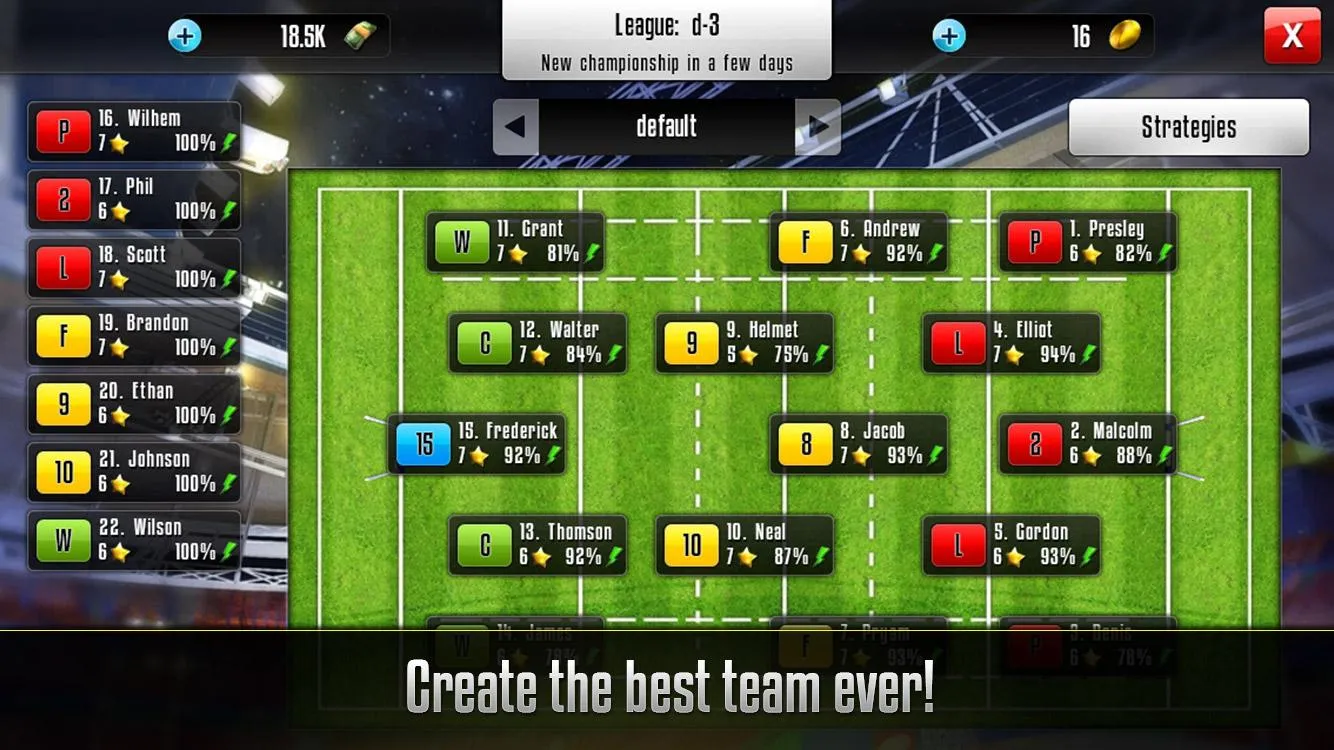 Rugby Manager | Indus Appstore | Screenshot