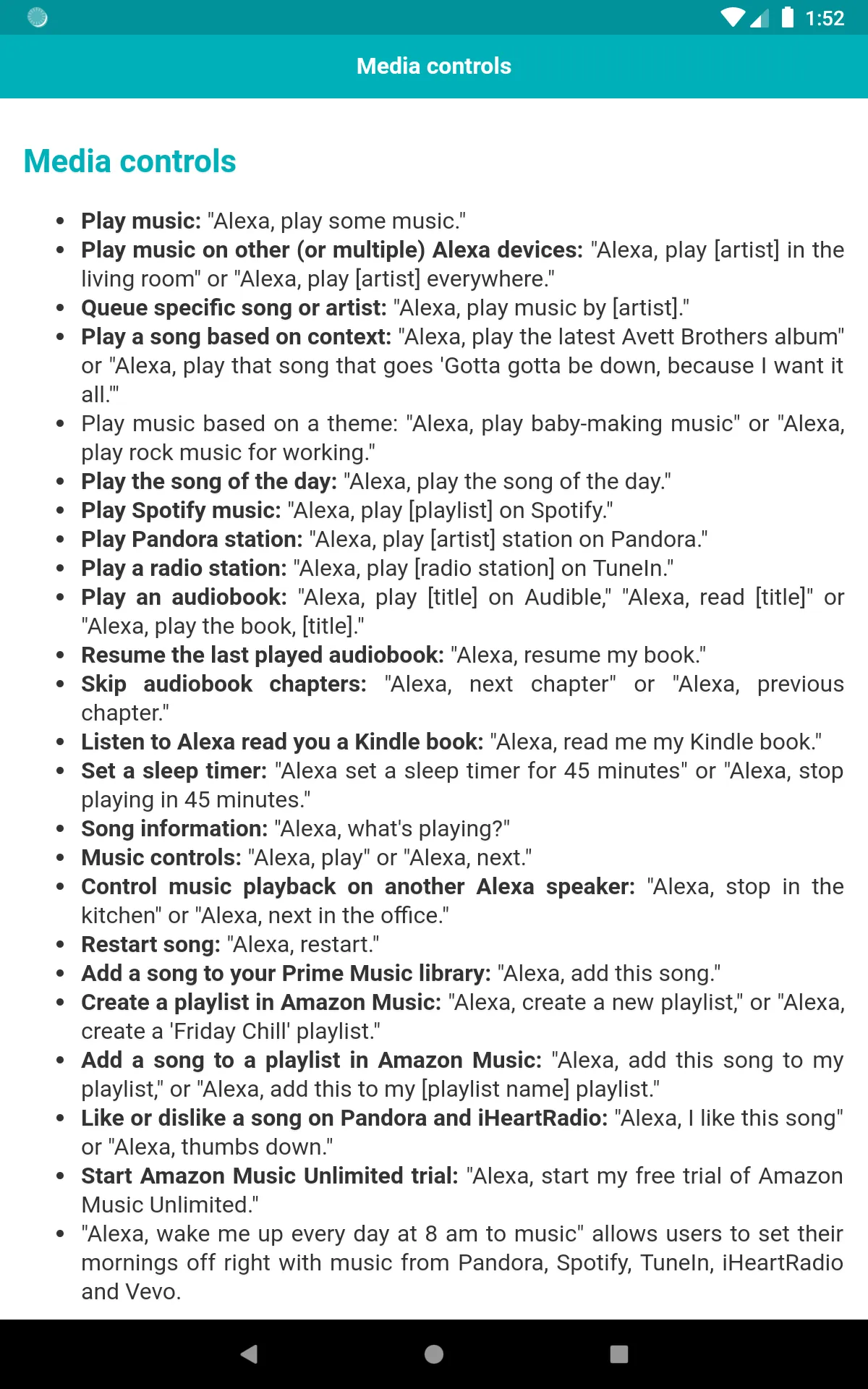 User guide for Alexa | Indus Appstore | Screenshot