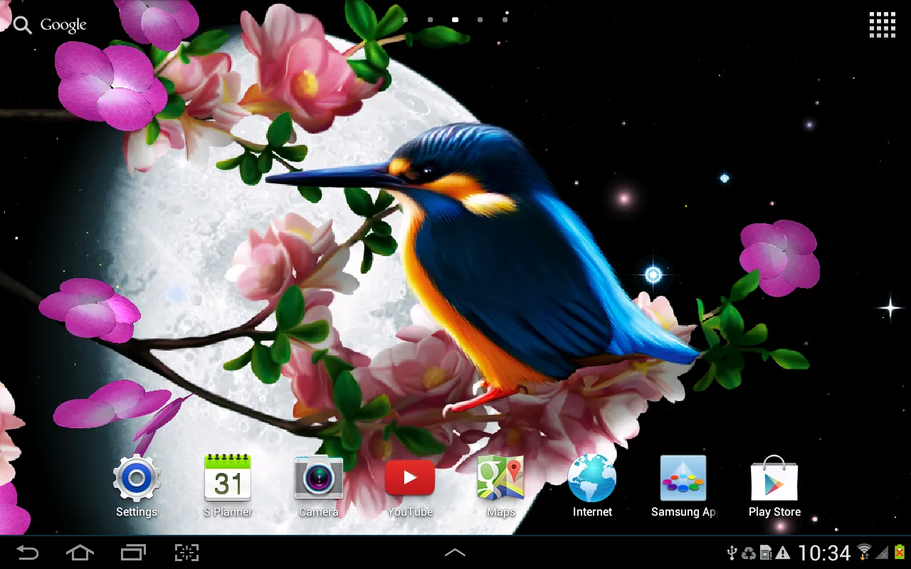 Sakura and Bird Live Wallpaper | Indus Appstore | Screenshot