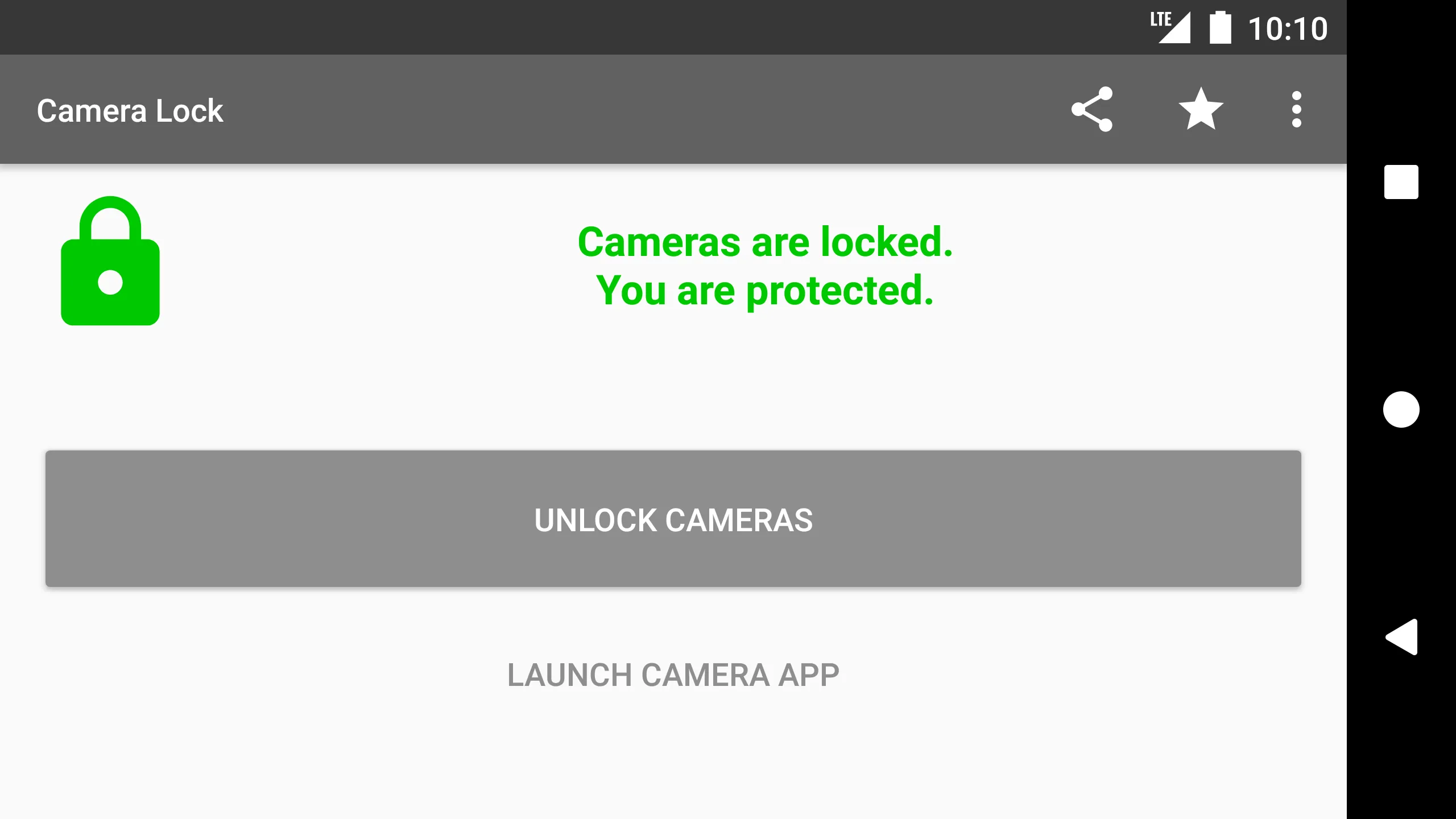 Camera Lock | Indus Appstore | Screenshot