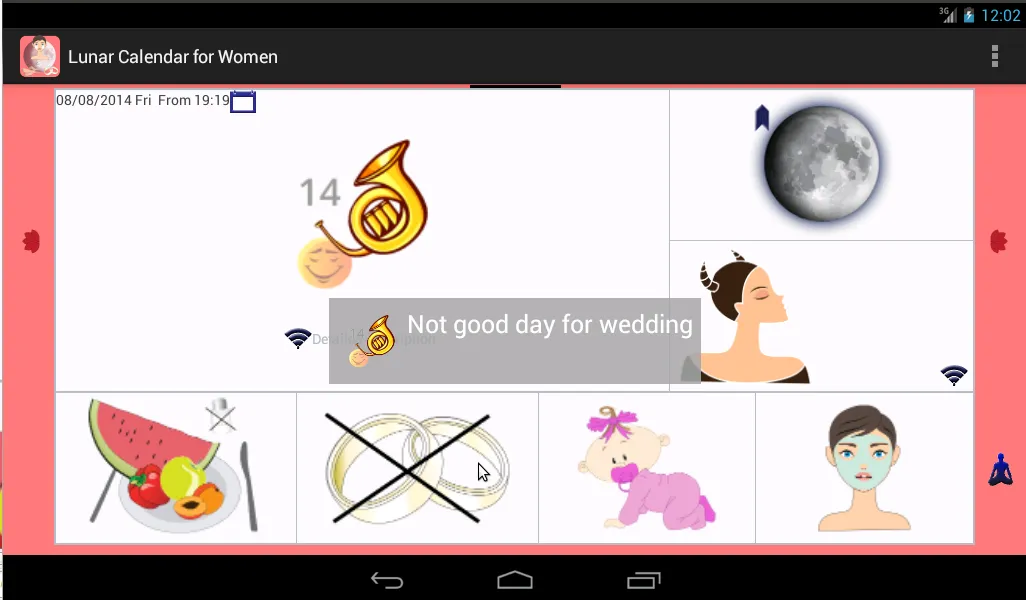 Lunar Calendar for Women | Indus Appstore | Screenshot