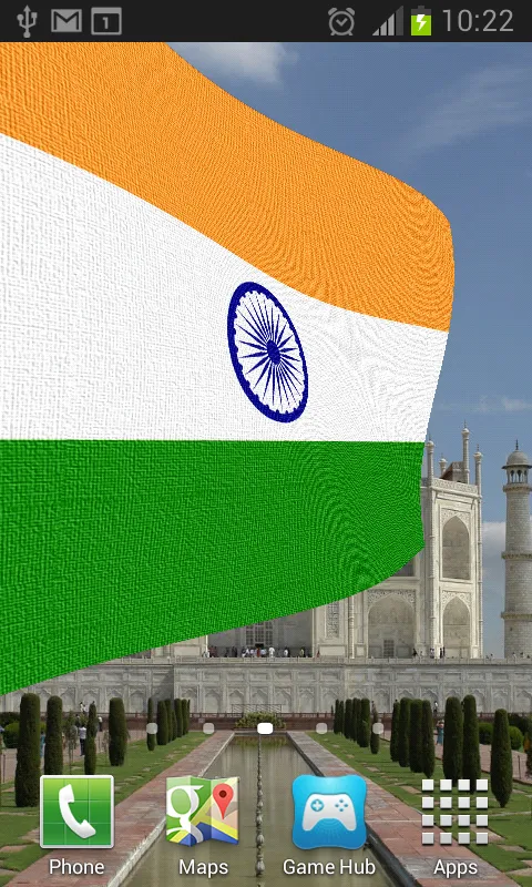 India Flag Live Wallpaper | Indus Appstore | Screenshot