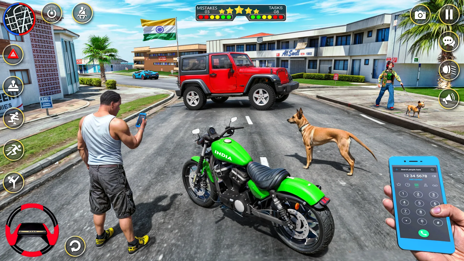 Indian Bike Driving Game 3D | Indus Appstore | Screenshot