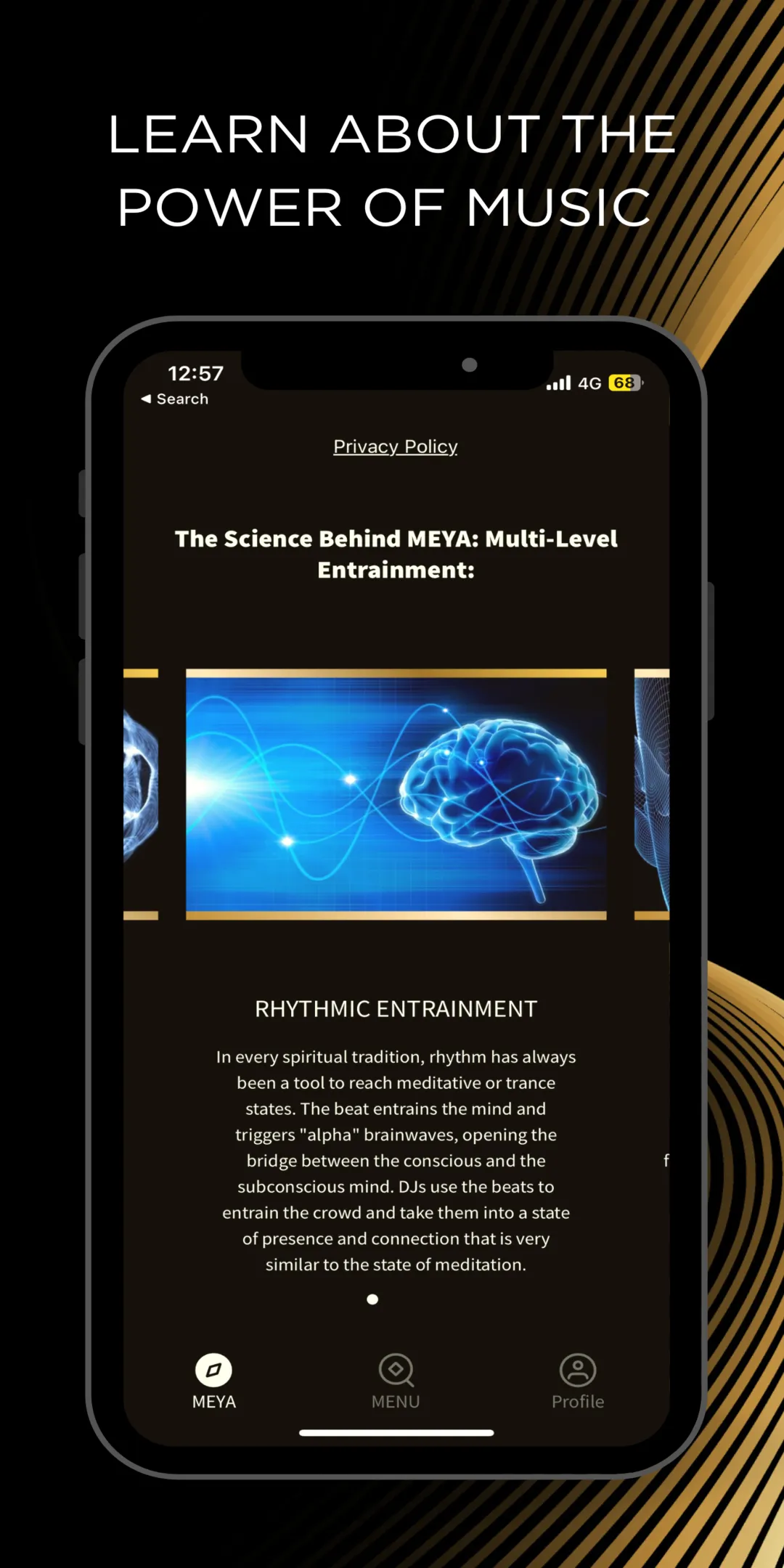 MEYA: Transform with Music | Indus Appstore | Screenshot