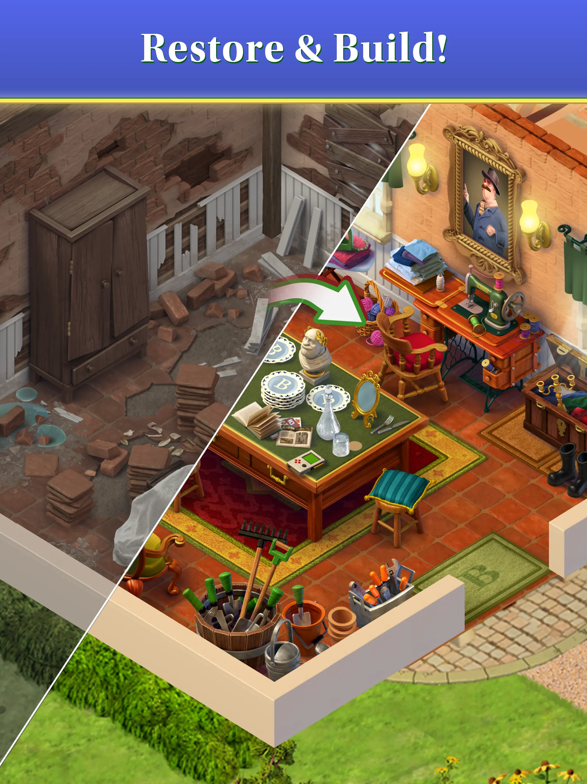 Merge Mansion | Indus Appstore | Screenshot