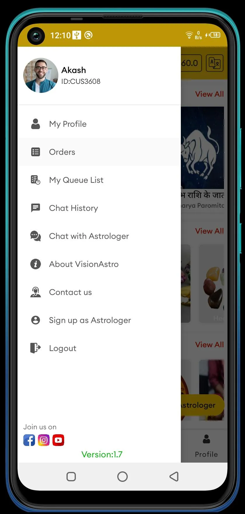 VisionAstro-Talk to Astrologer | Indus Appstore | Screenshot