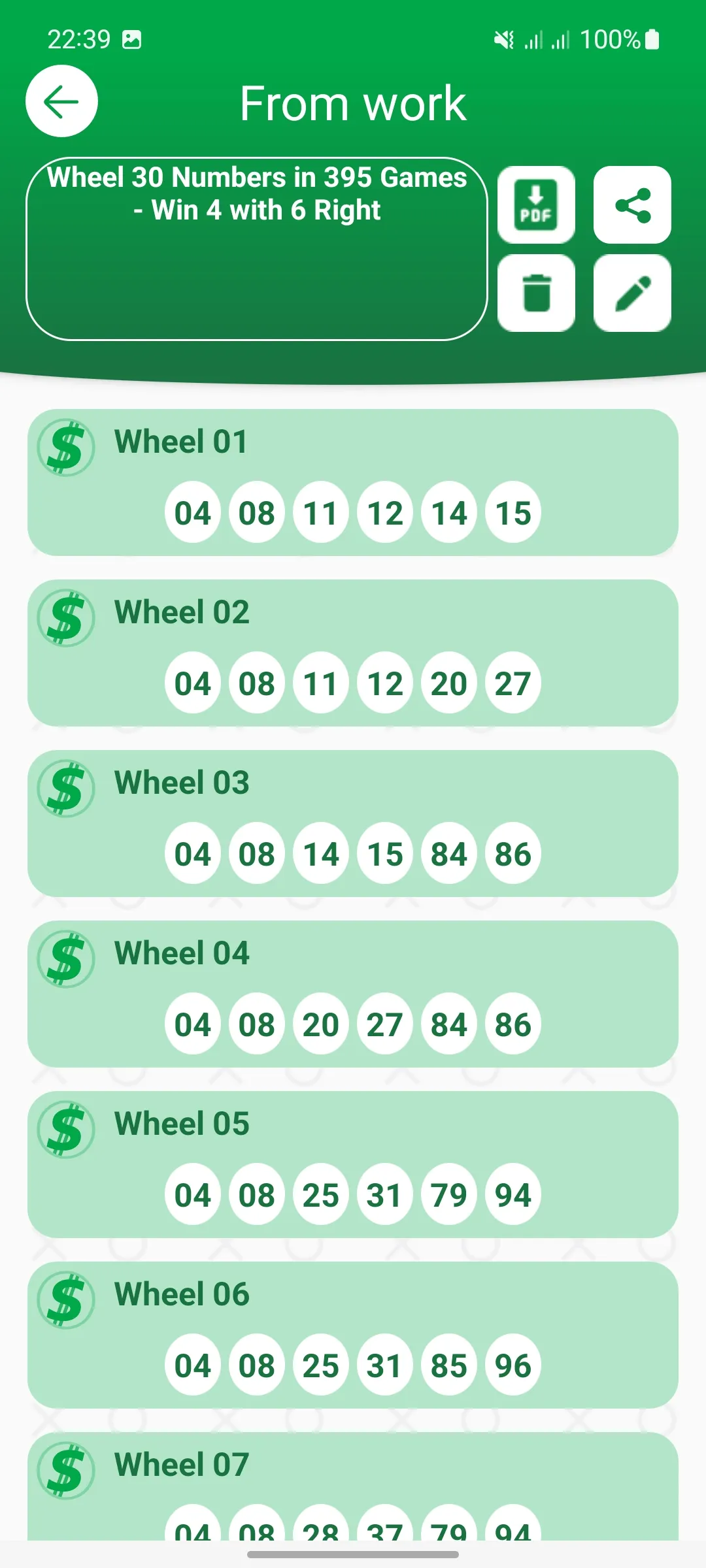 Lottery Wheeling | Indus Appstore | Screenshot