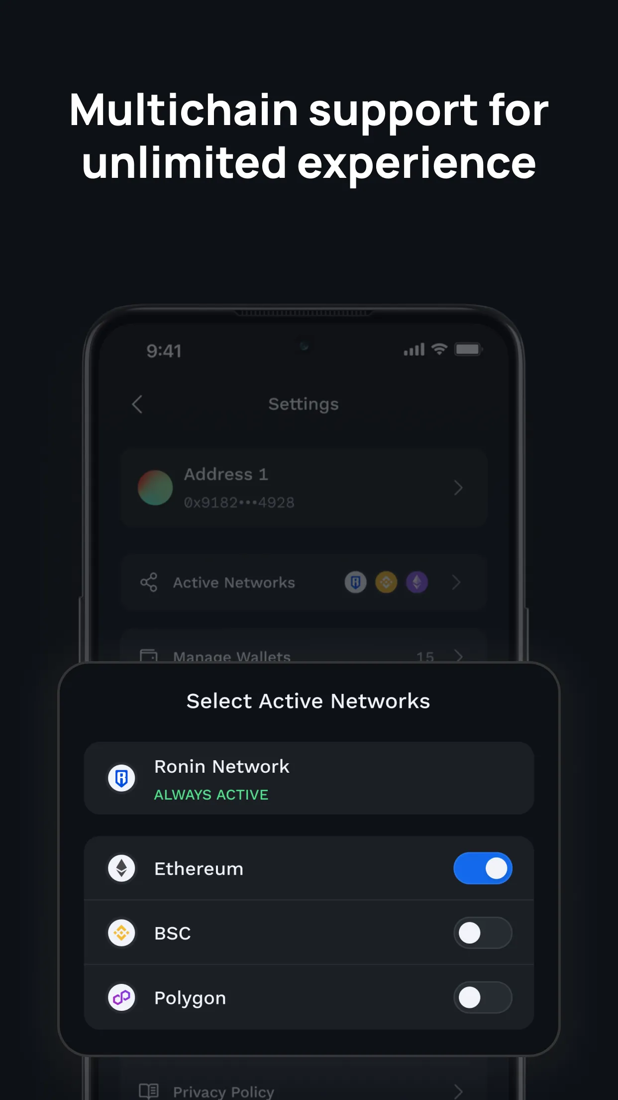 Ronin Wallet | Indus Appstore | Screenshot