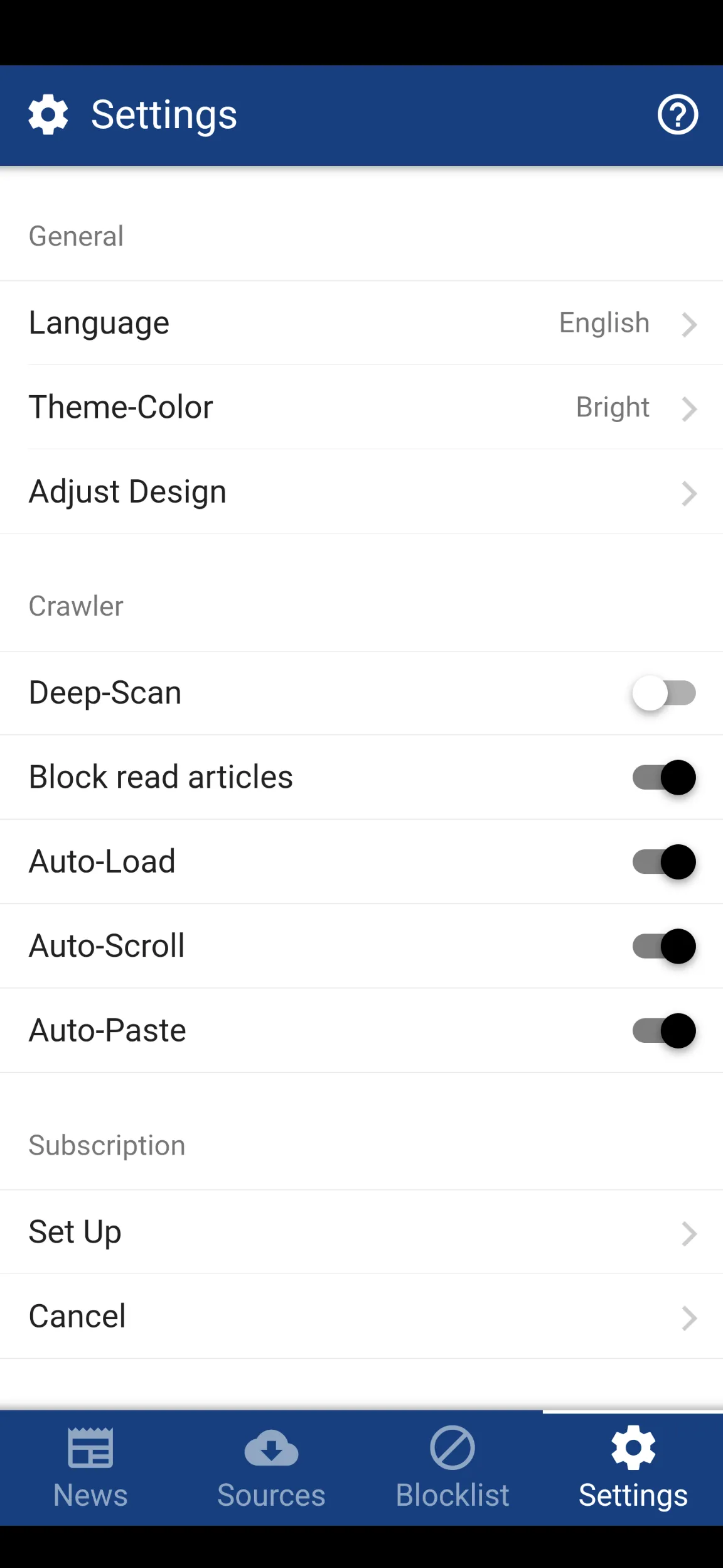 News-Crawler - read & block | Indus Appstore | Screenshot