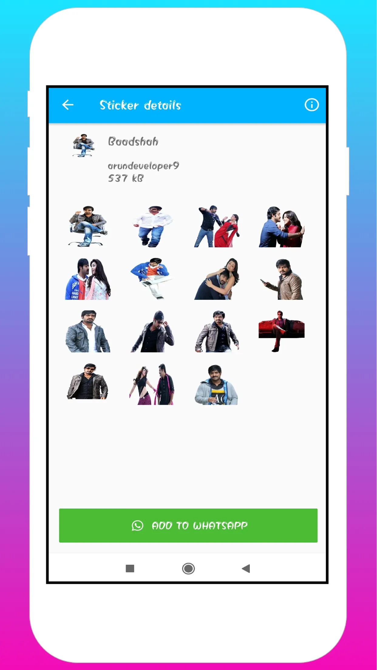 Jr NTR Stickers | Indus Appstore | Screenshot