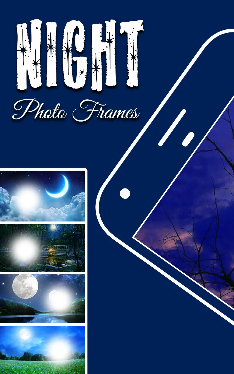 Night photo editor moon frames | Indus Appstore | Screenshot