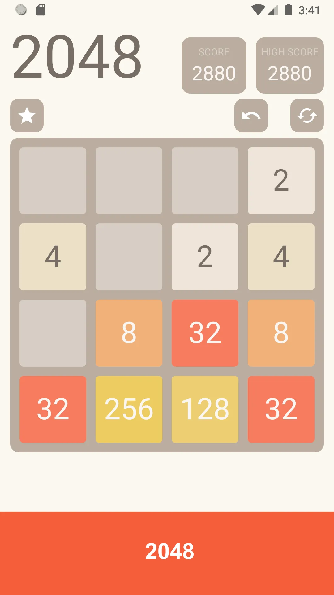 2048 Number Puzzle Game | Indus Appstore | Screenshot