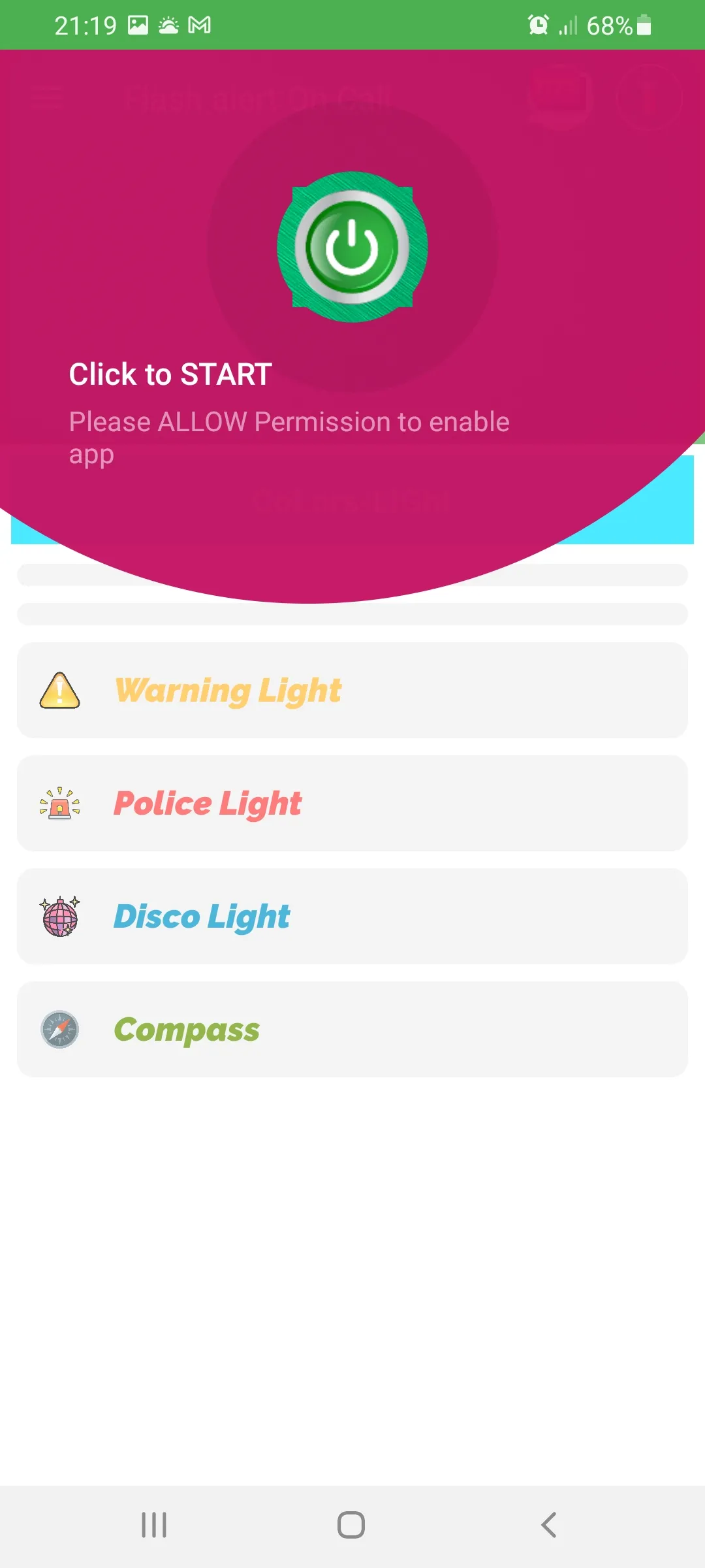 color flash alert: flash call | Indus Appstore | Screenshot