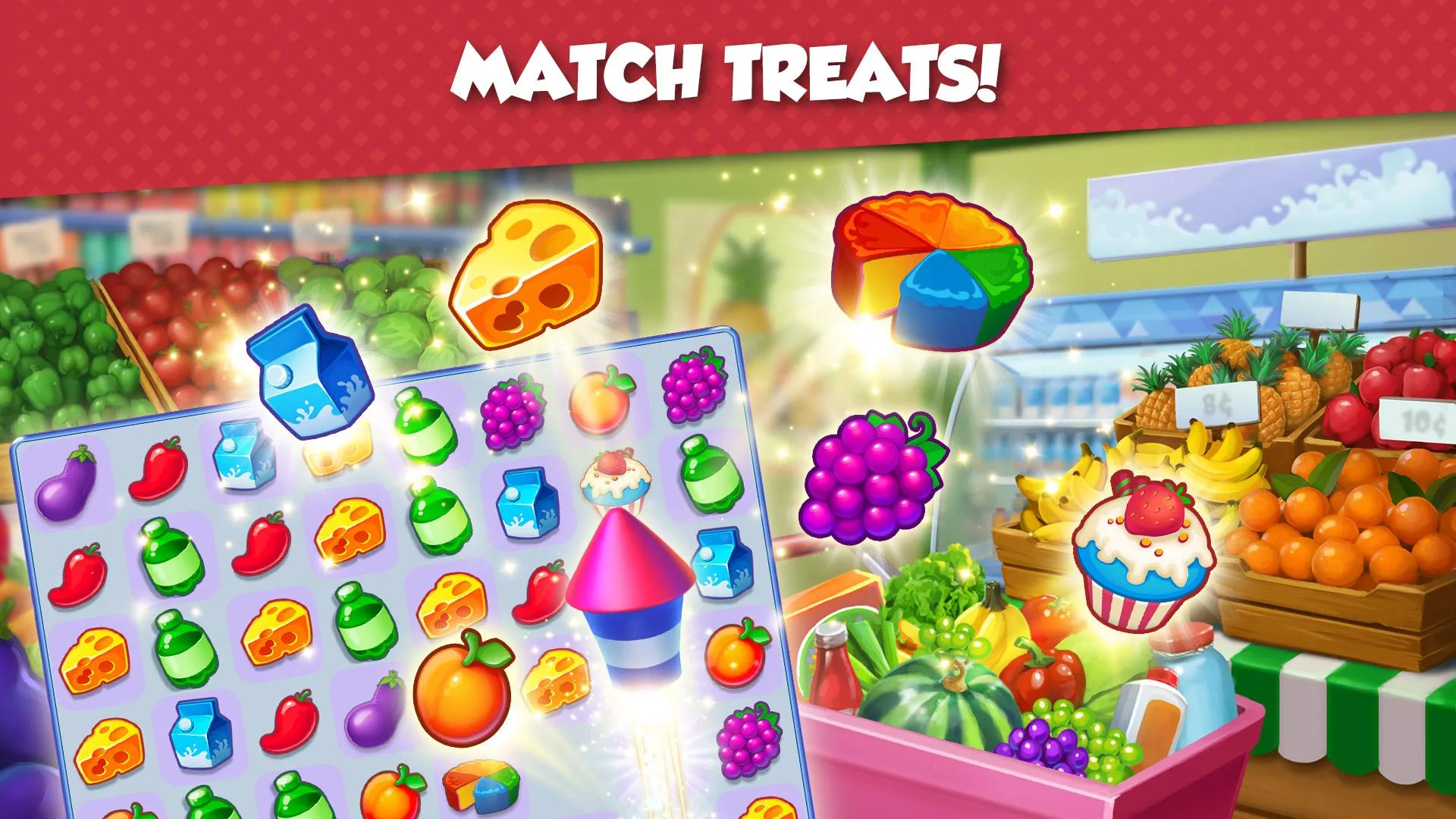 Supermarket Mania - Match 3 | Indus Appstore | Screenshot