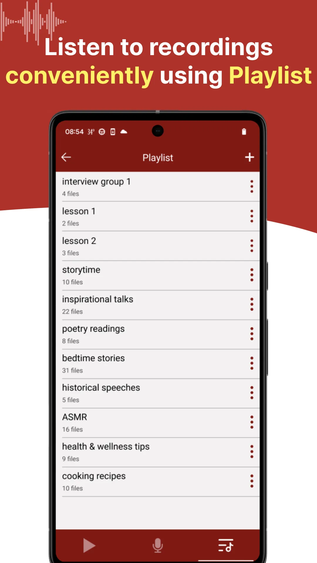 voice recorder - pro recorder | Indus Appstore | Screenshot