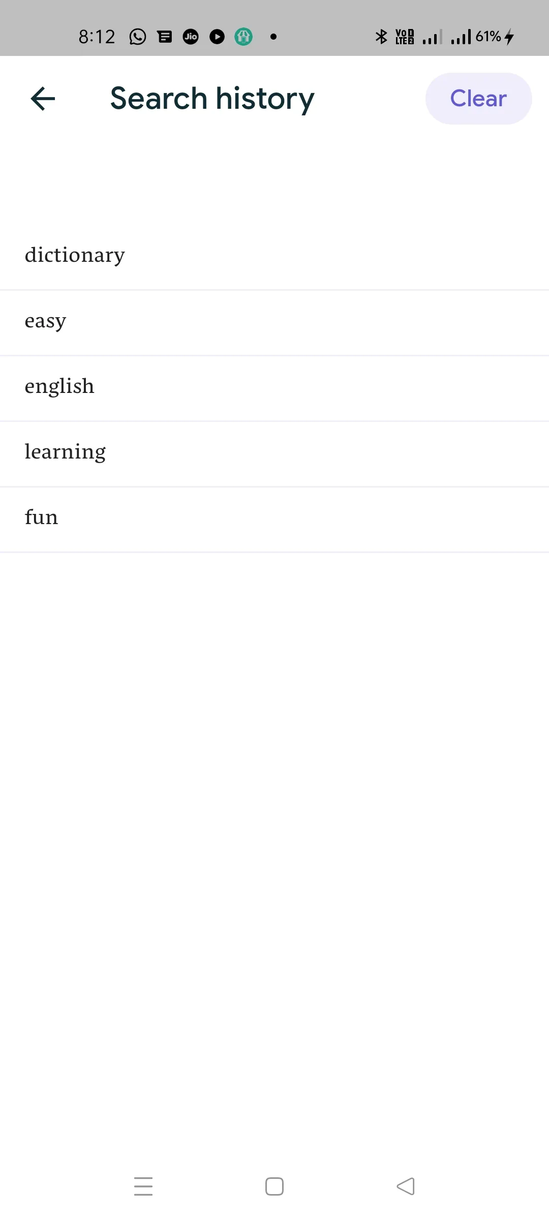 Easy English Dictionary | Indus Appstore | Screenshot