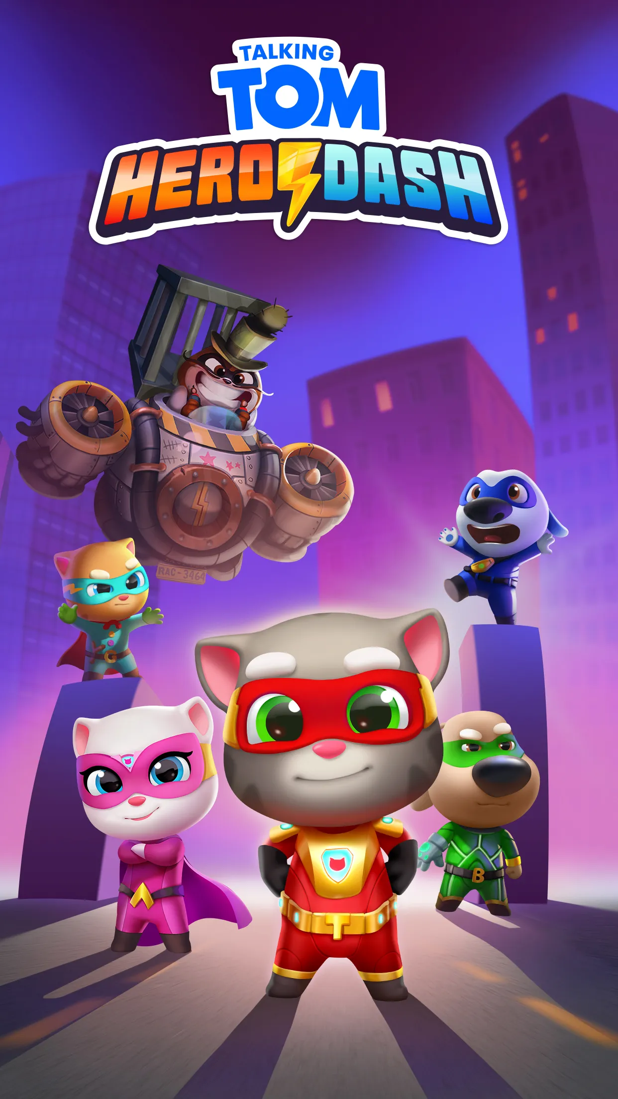 Talking Tom Hero Dash | Indus Appstore | Screenshot