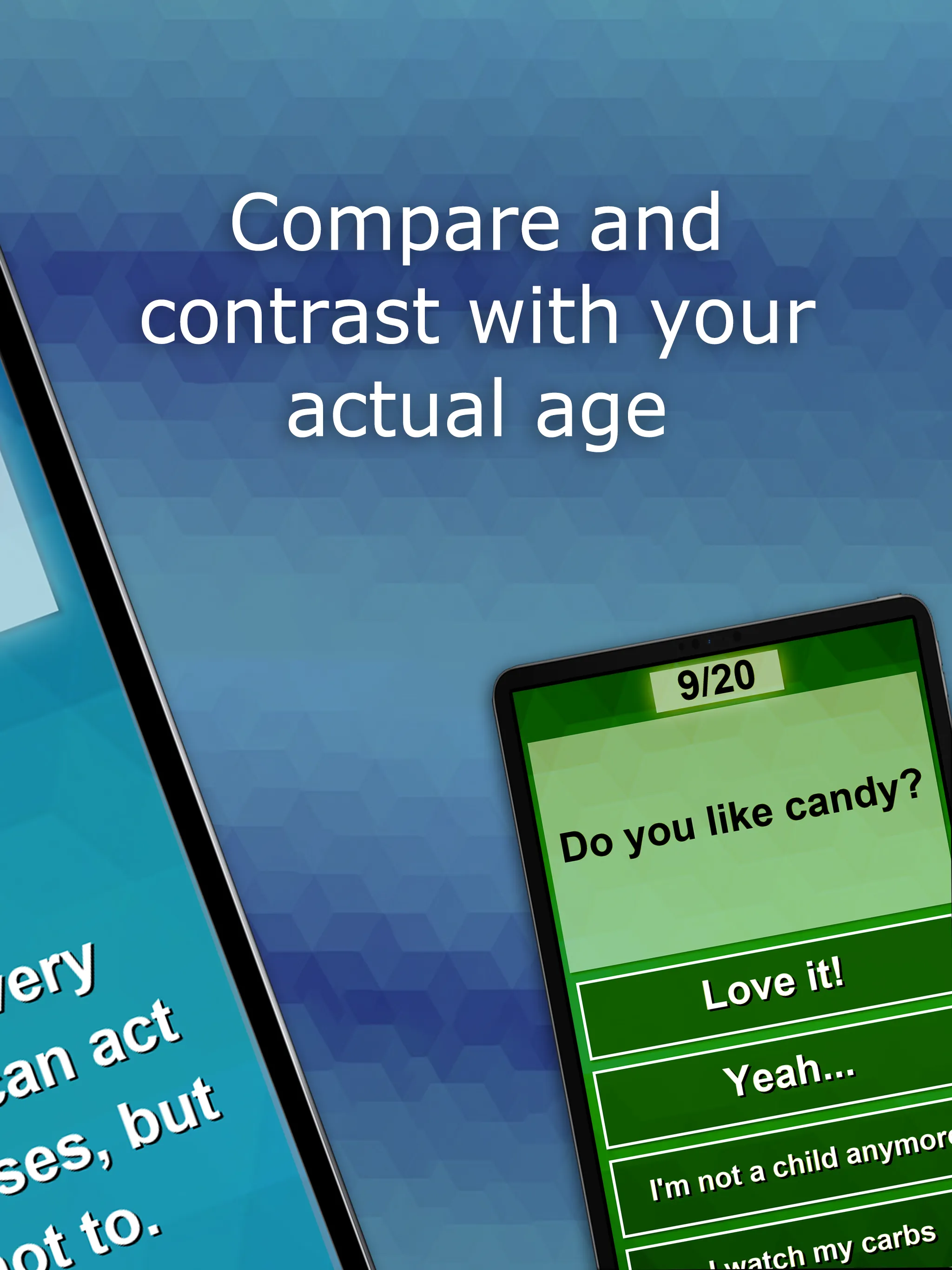 Age Test - mental age psy quiz | Indus Appstore | Screenshot